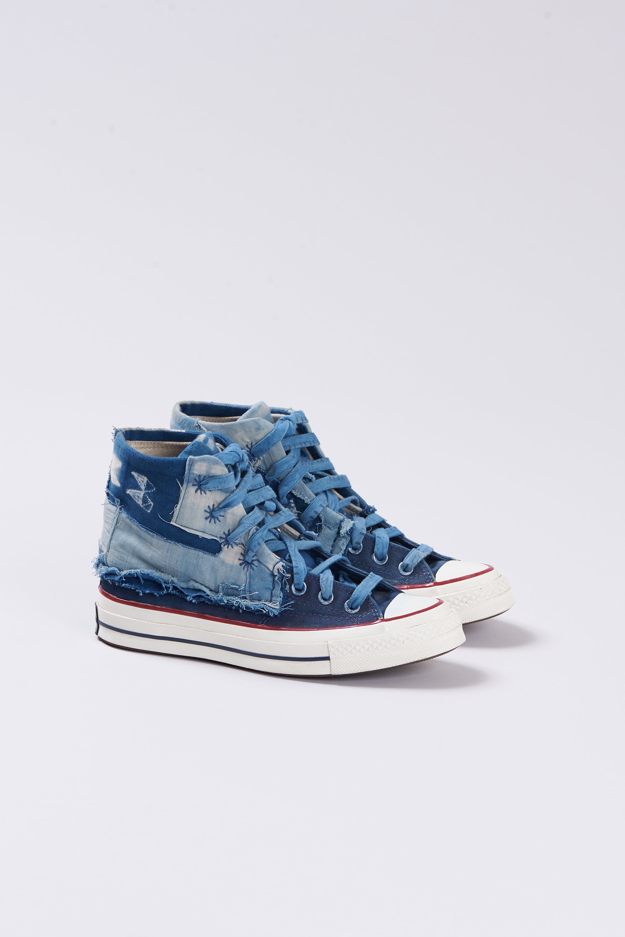 INDIGO ONE OF A KIND HANDMADE CONVERSE SHOES