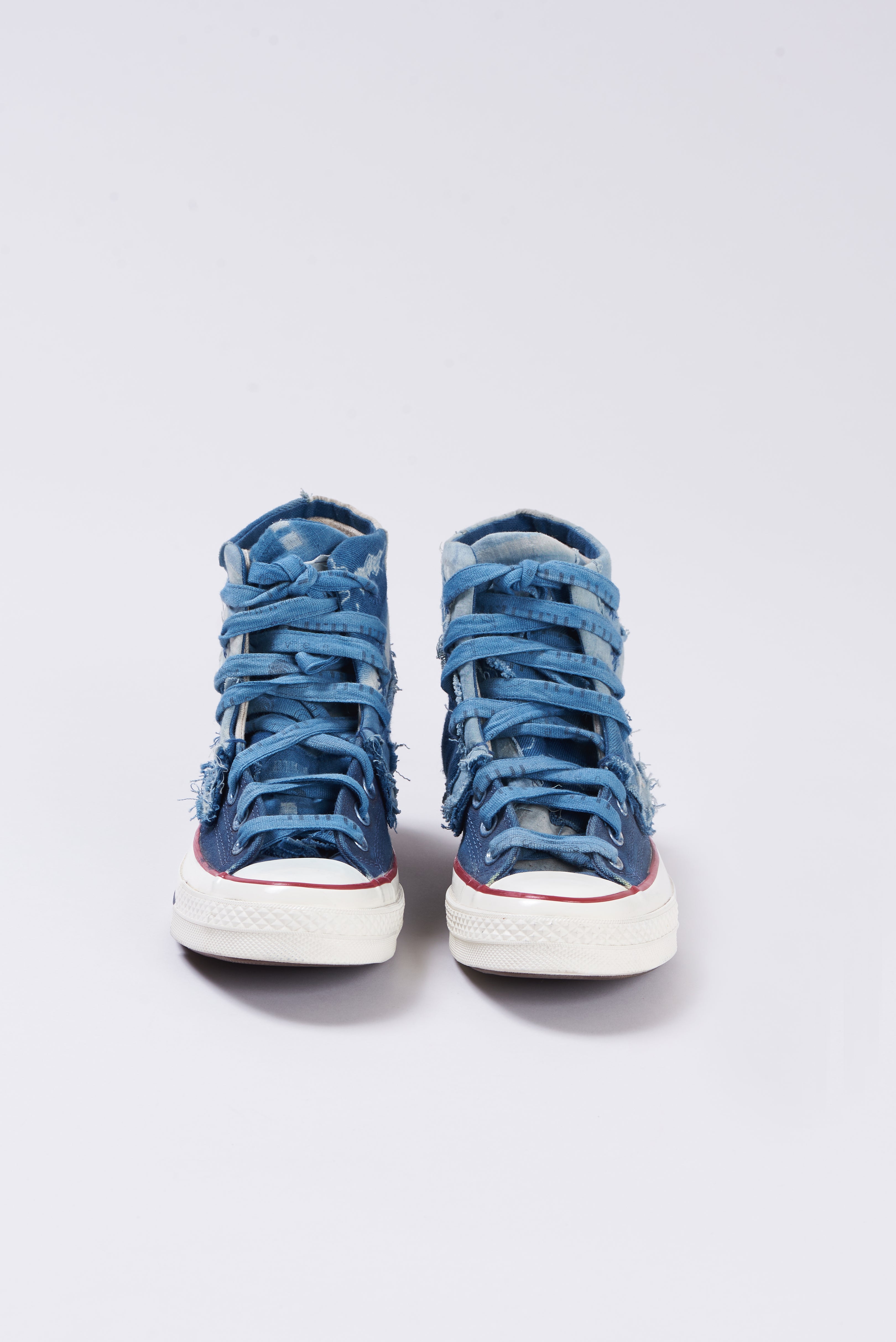 INDIGO ONE OF A KIND HANDMADE CONVERSE SHOES