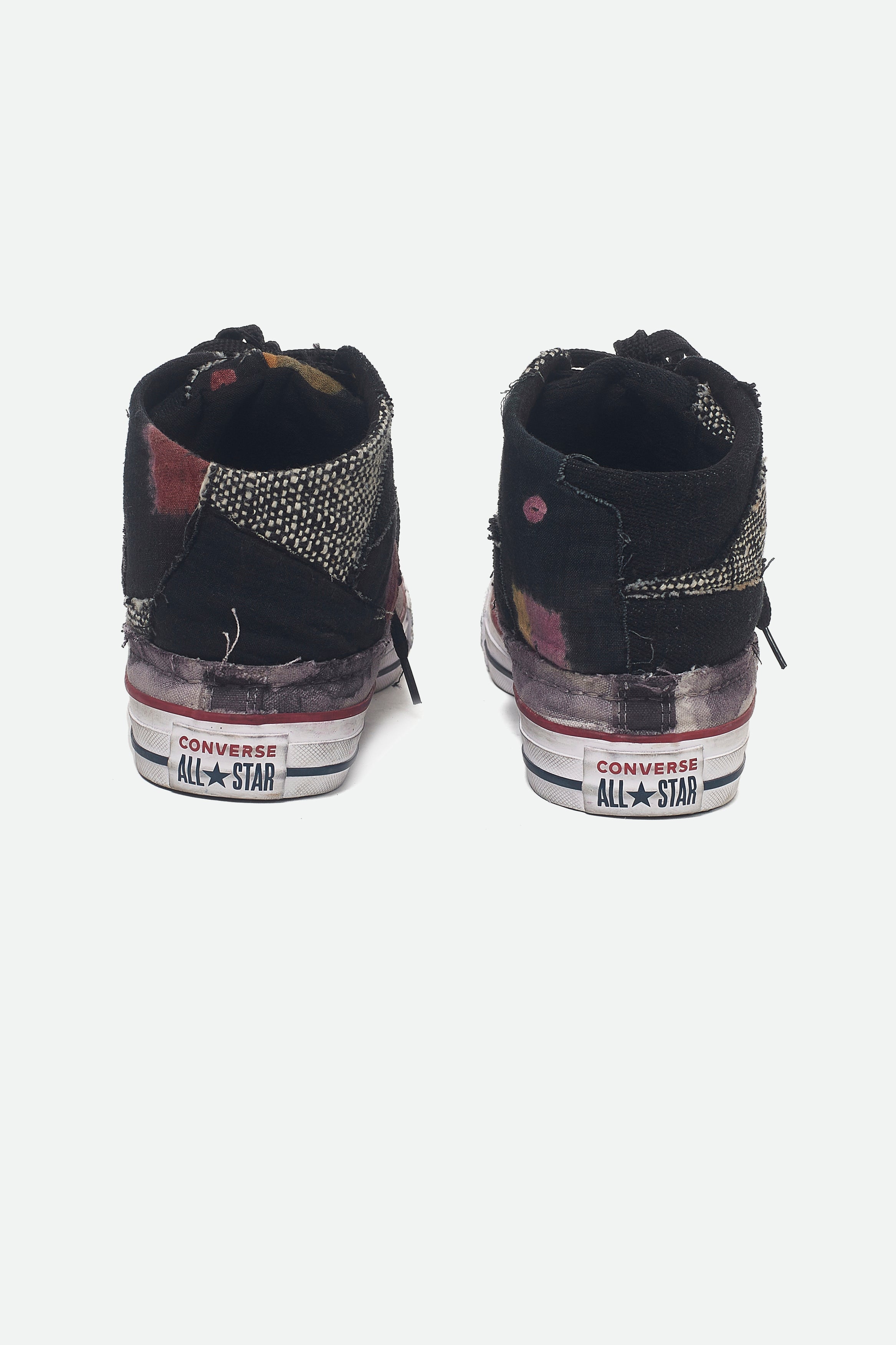 Black One of A Kind Handmade Converse Shoes