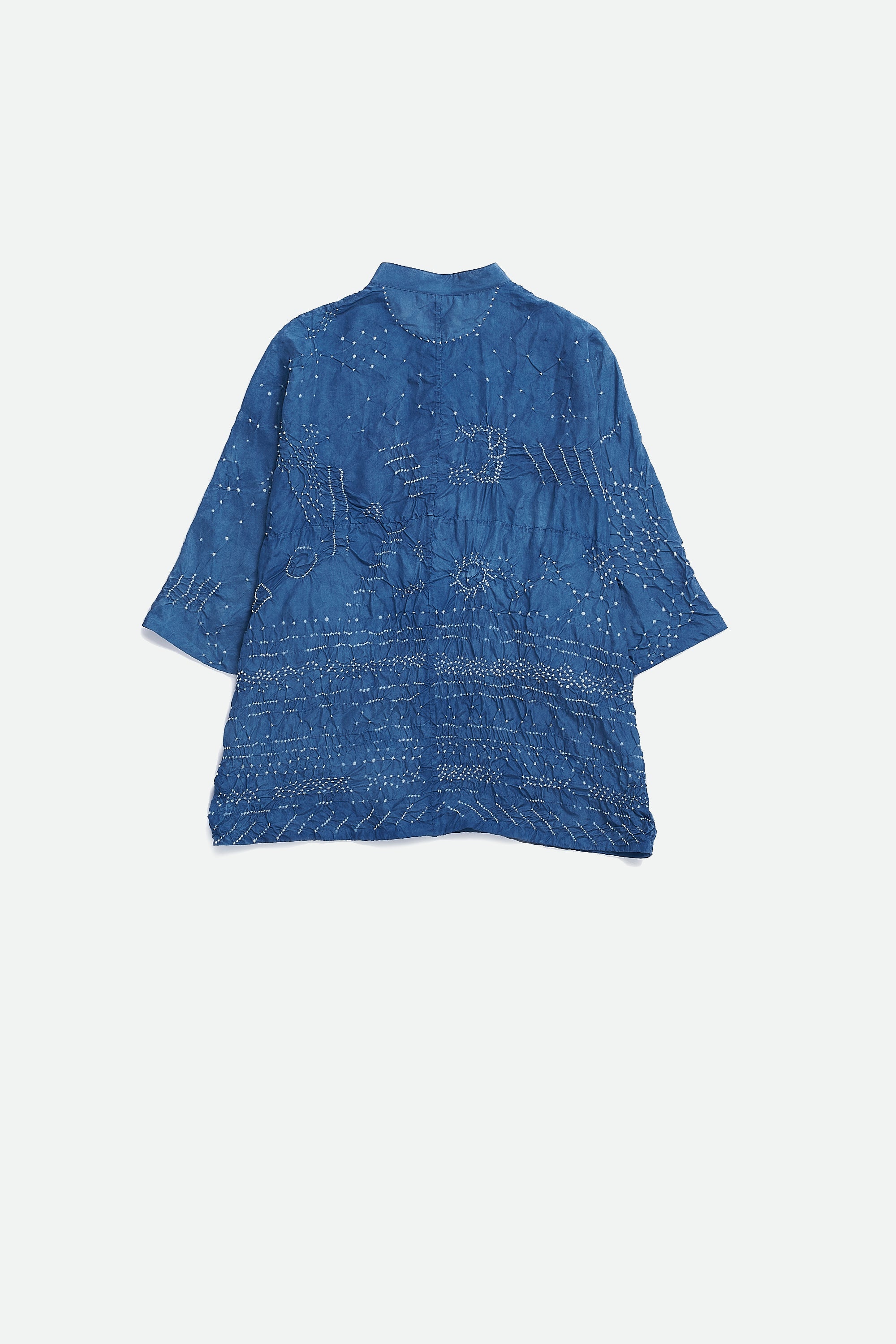 MEDIUM INDIGO BANDHANI SHIRT