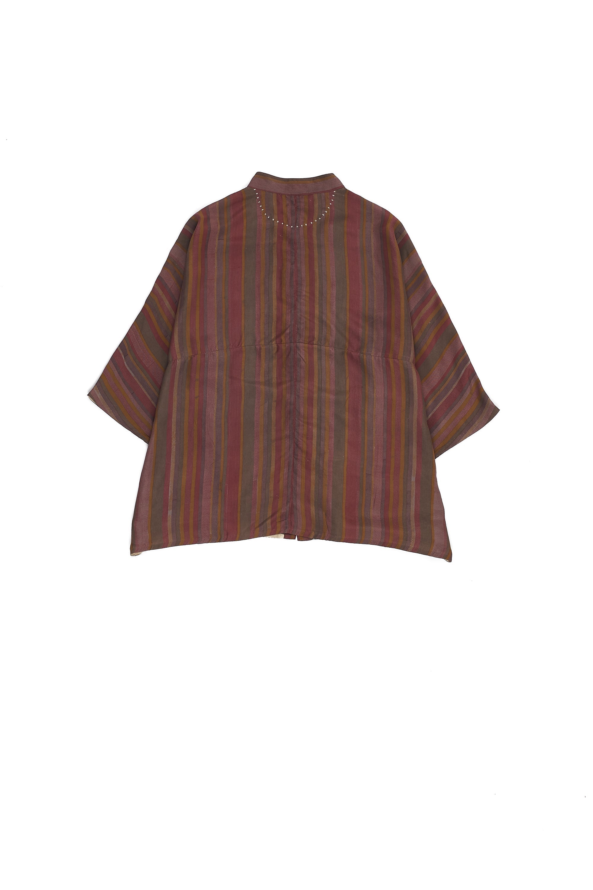 SMOKE SCREEN PRINTED COTTON SILK WOMEN'S SHIRT