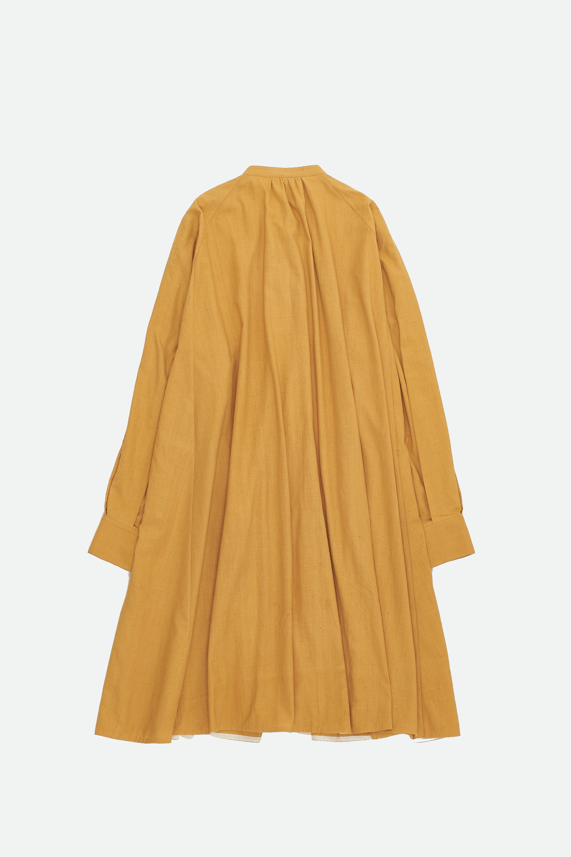 MUSTARD YELLOW STATEMENT DRESS