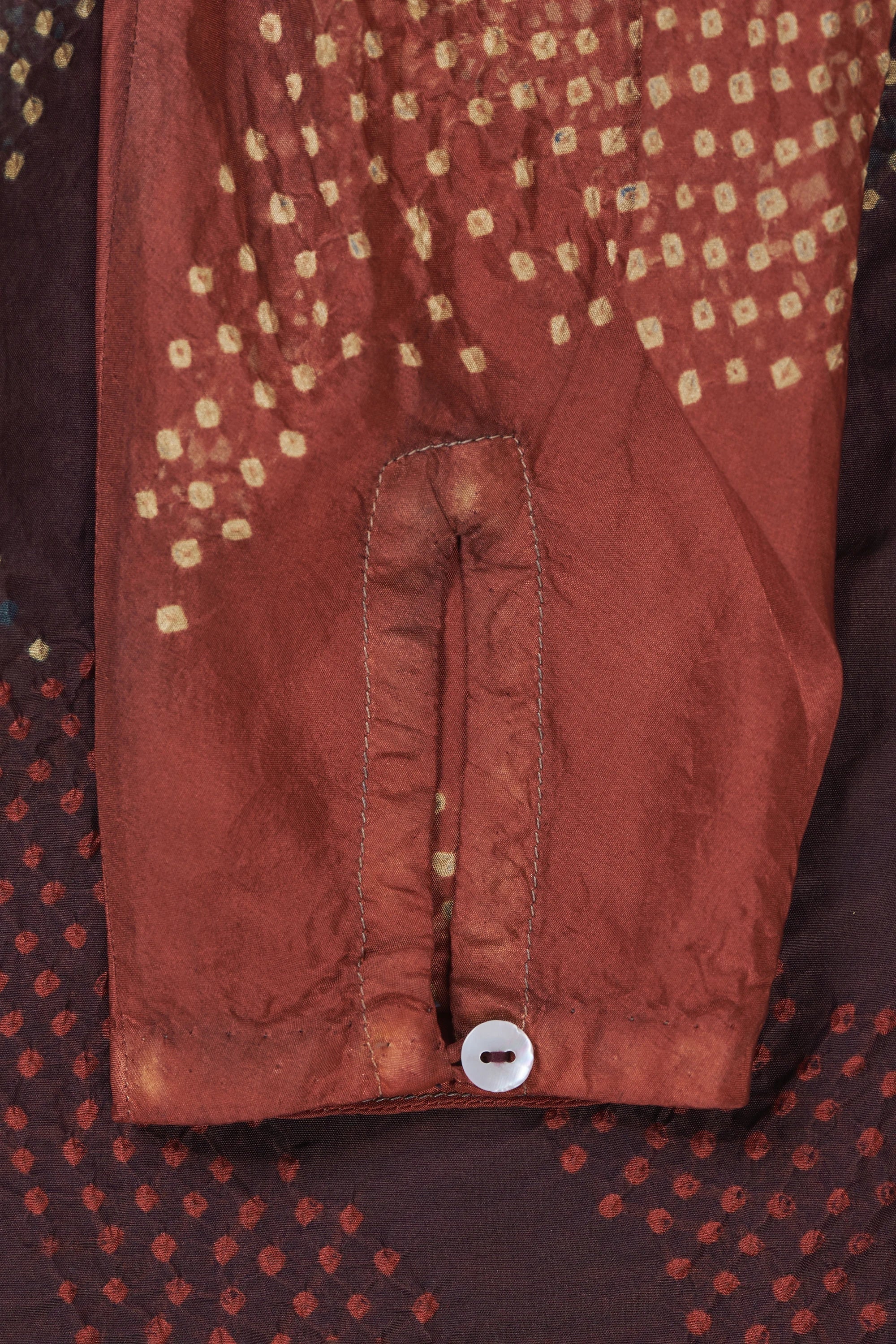 Clique shirt with multi colour bandhani