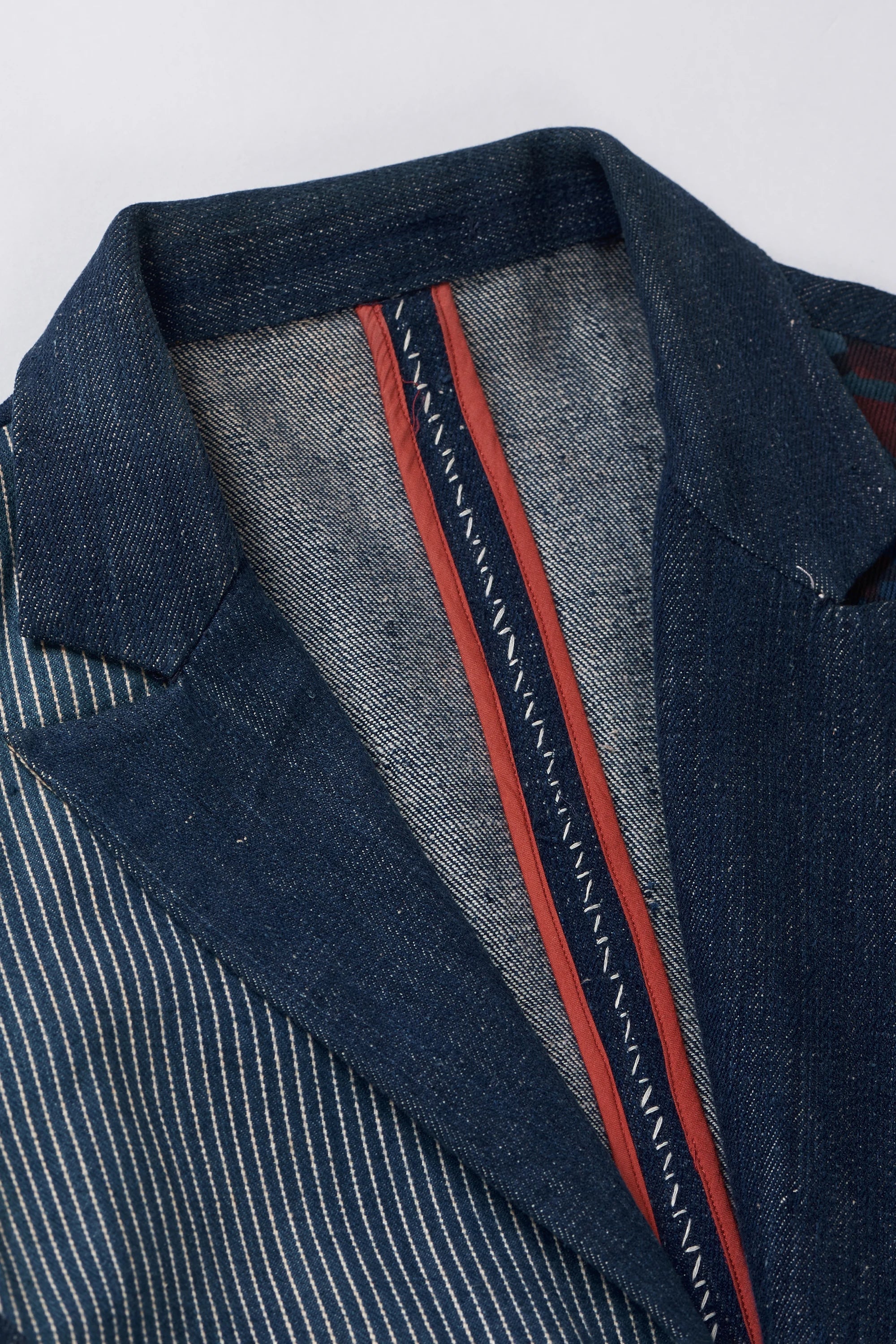 Summer Jacket with Engineered patchwork