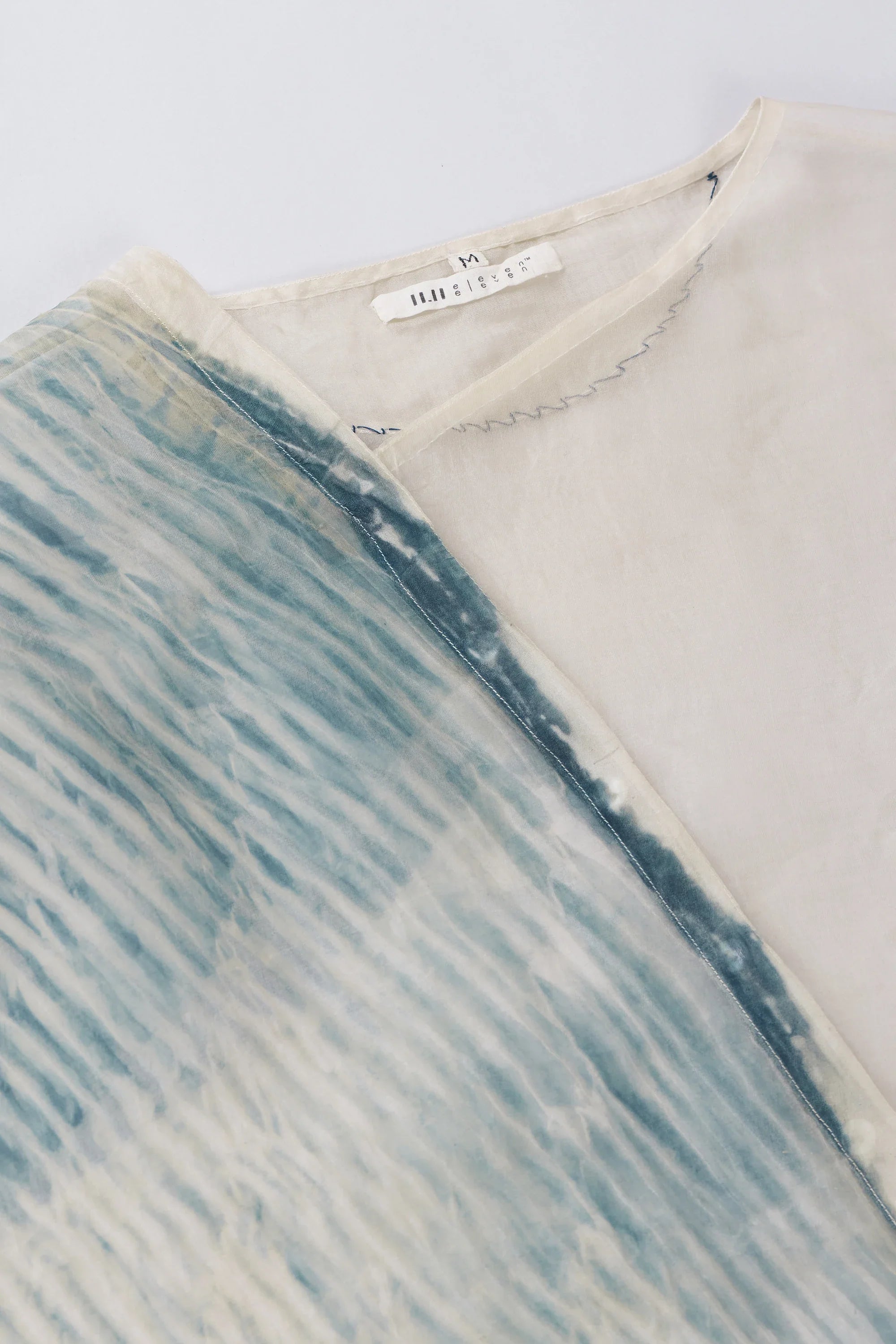Resse Top Made In Fine Silk with Murakumo Shibori