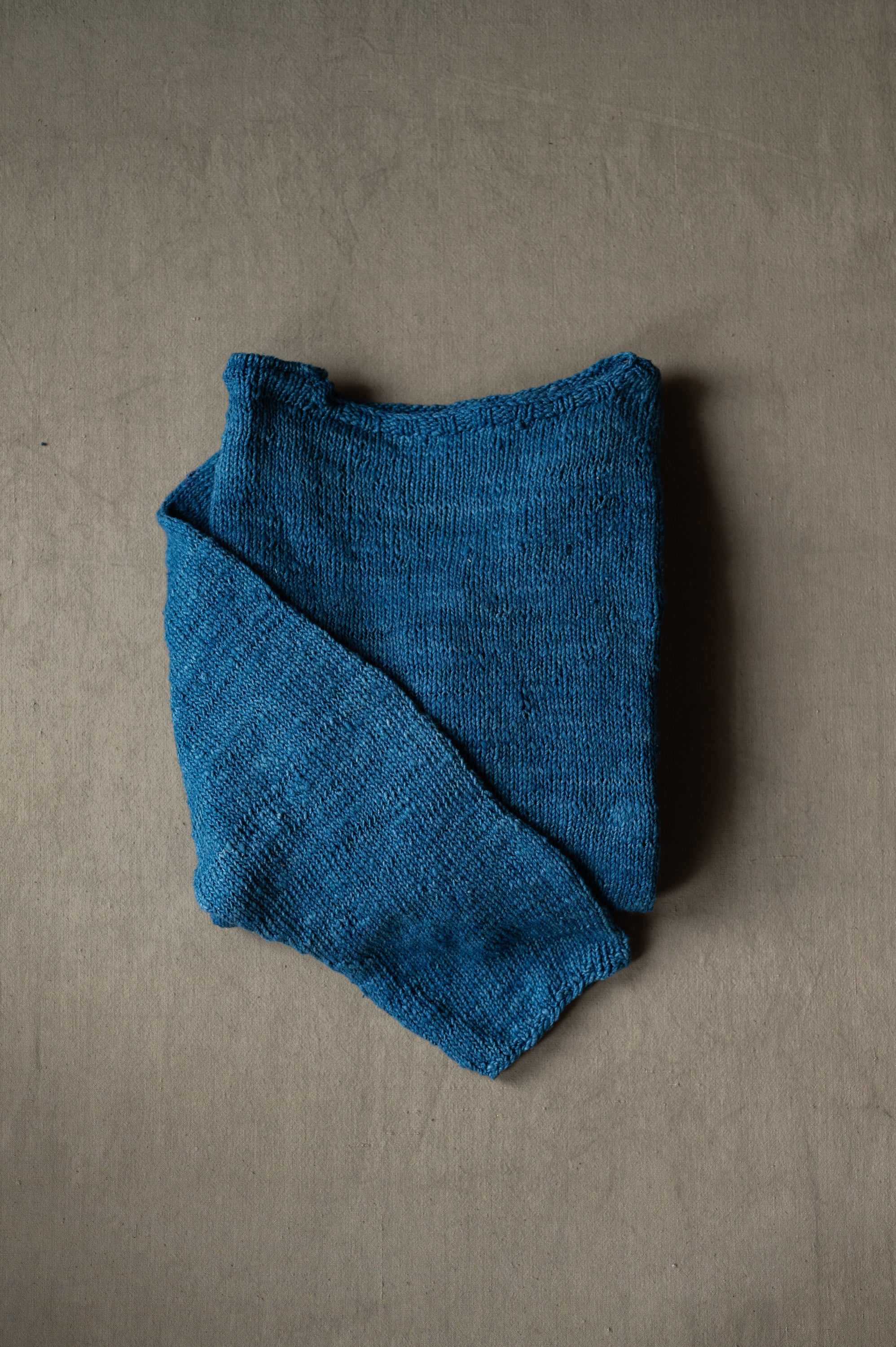 INDIGO HEIRLOOM SWEATER