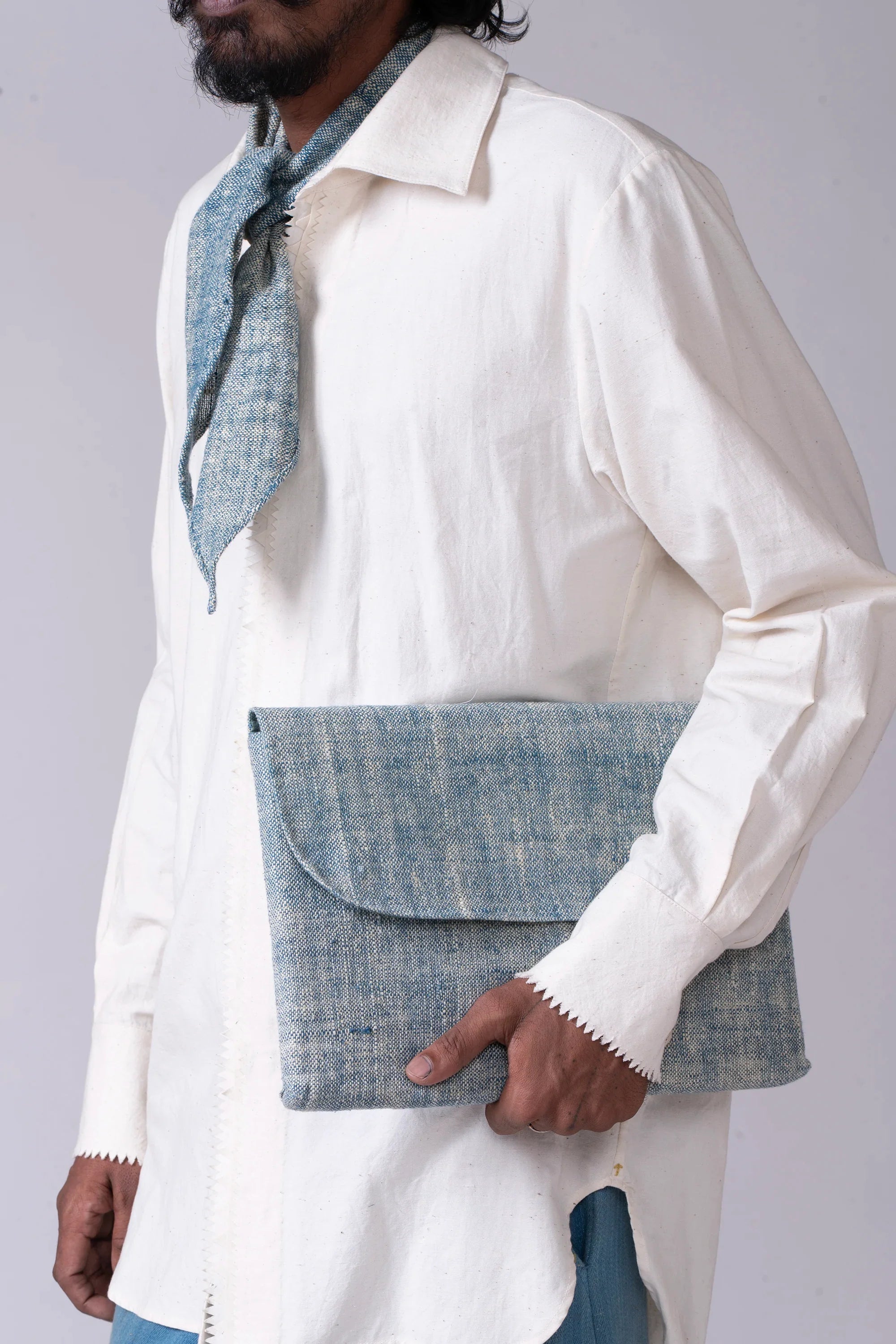 Yarn Dyed Bandana And Laptop Sleeve