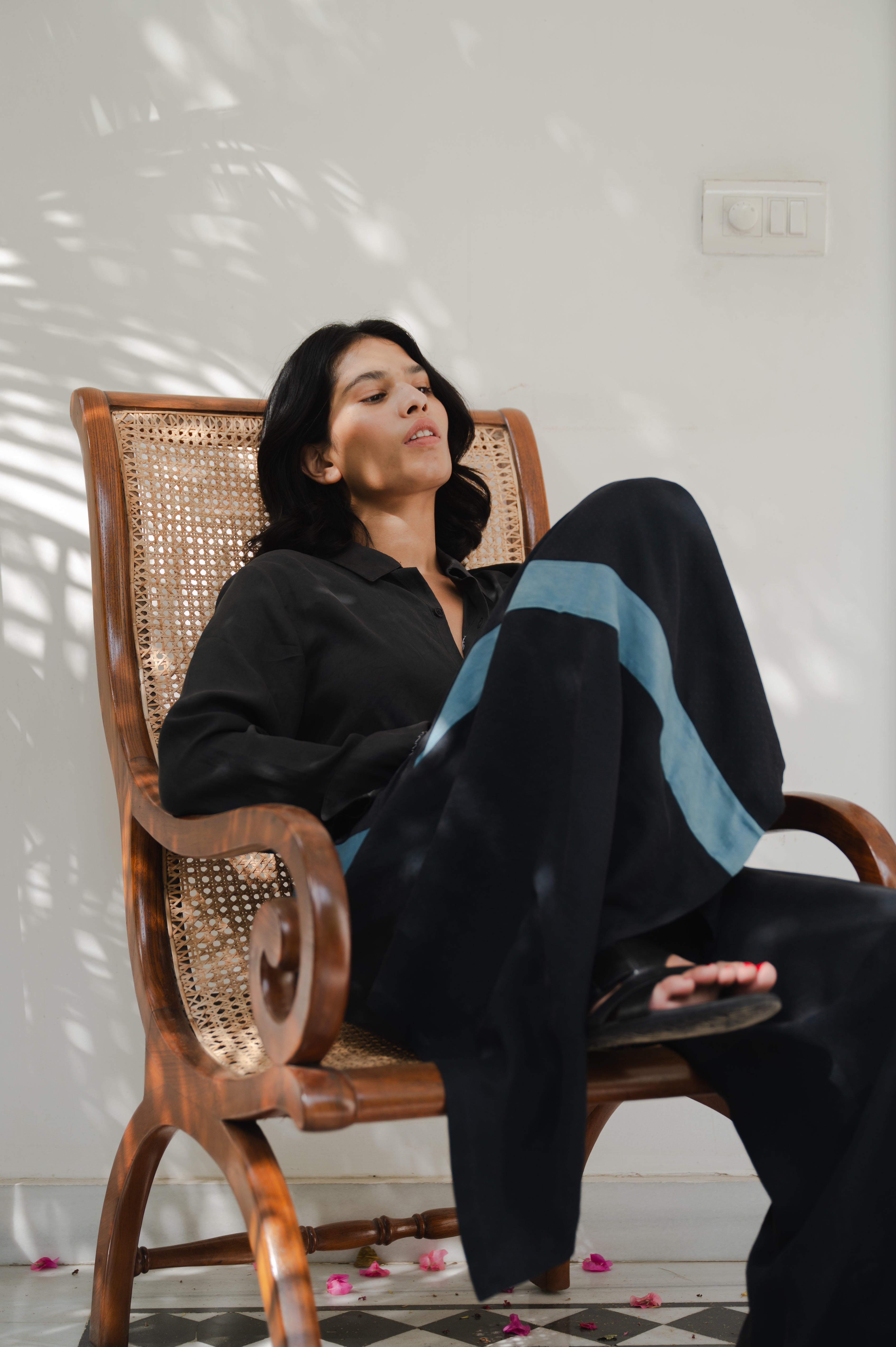 STATEMENT FLARED TROUSERS