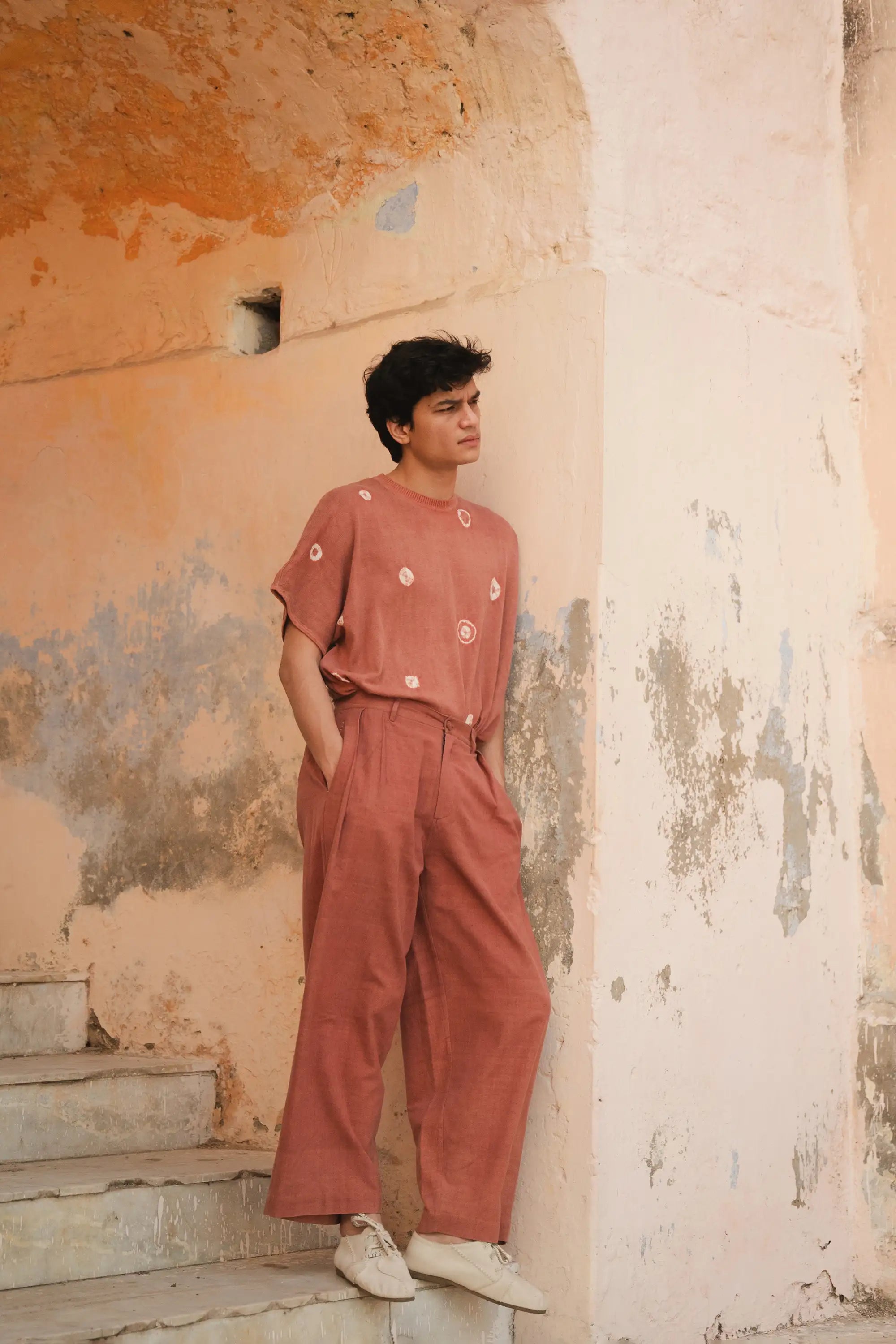 Rouge Pink Wide Trousers