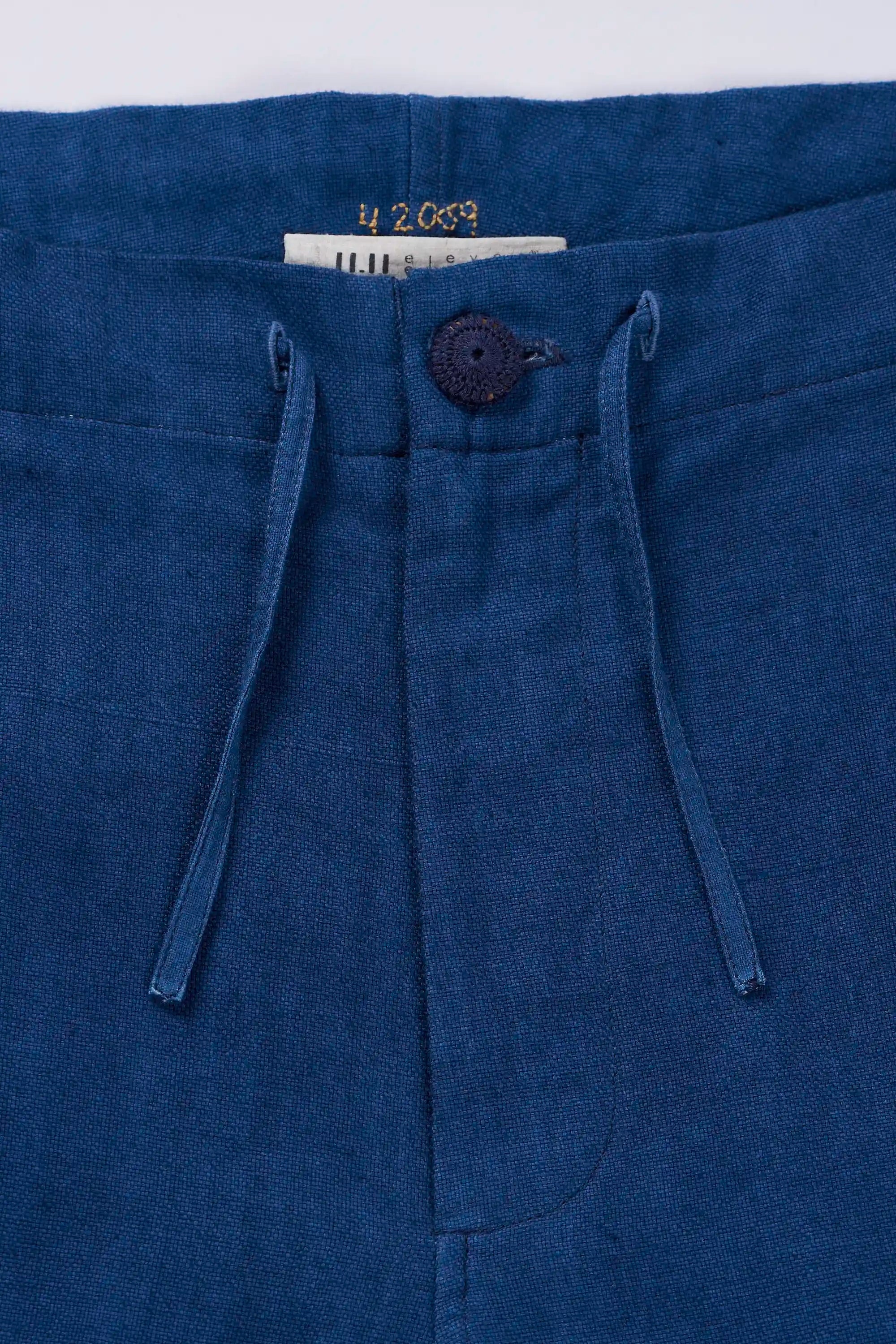 Fabric closeup with drawstring