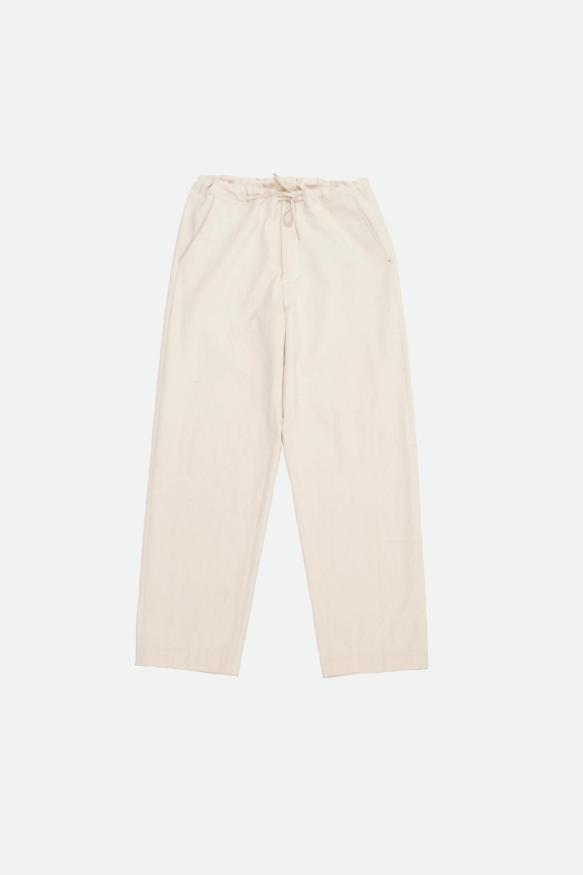 OFF-WHITE UNISEX DRAWSTRING DENIM TROUSERS