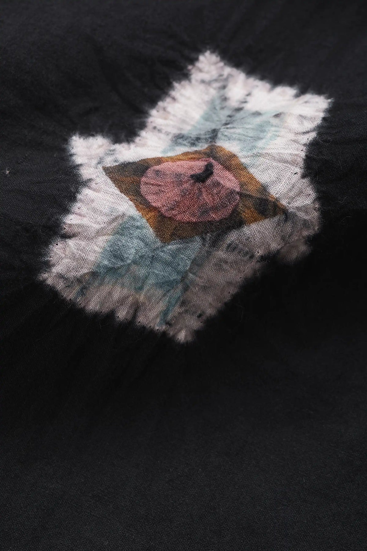 Black Elton Shirt with Shibori