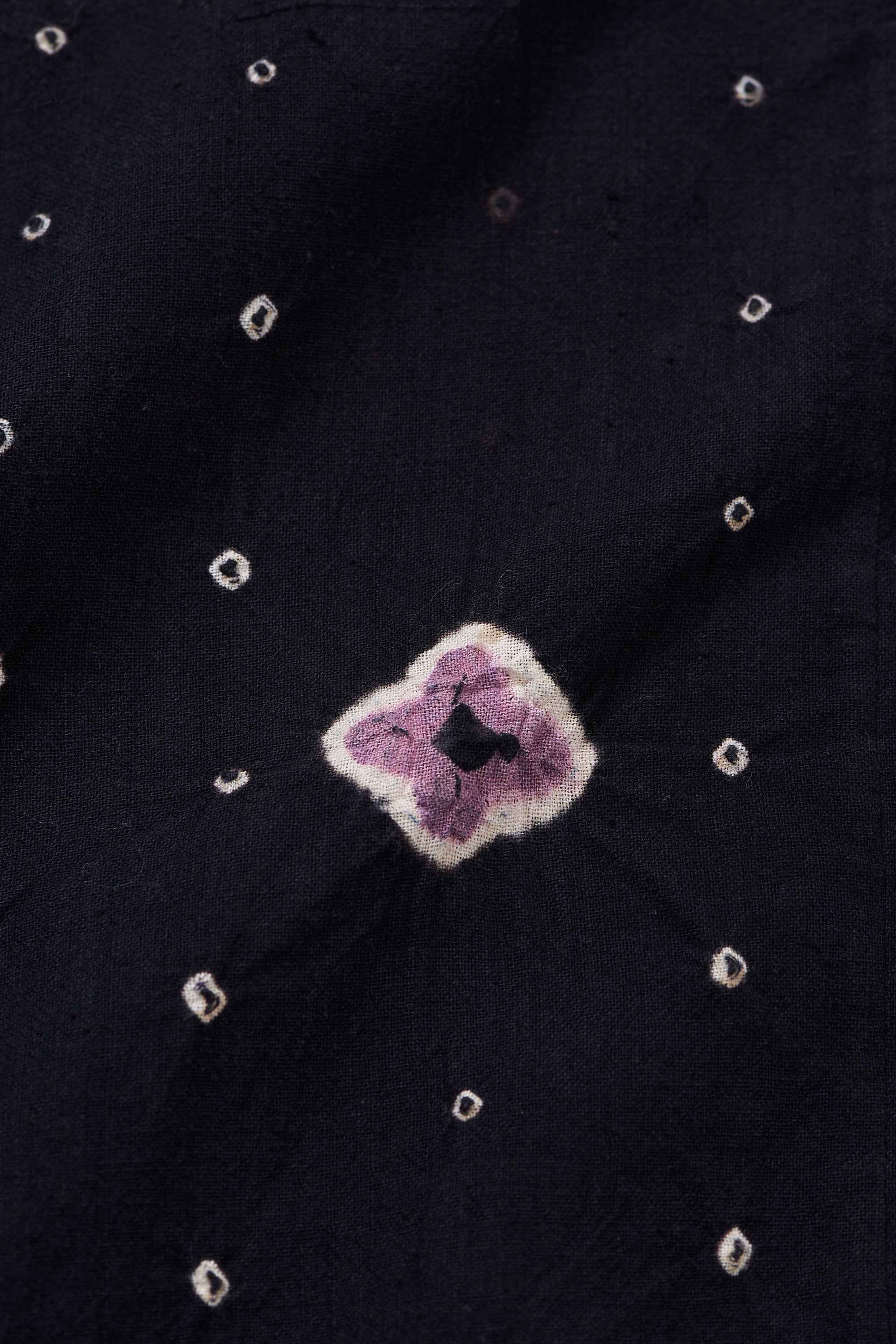 All-Over Bandhani Kimono Half Sleeve Shirt