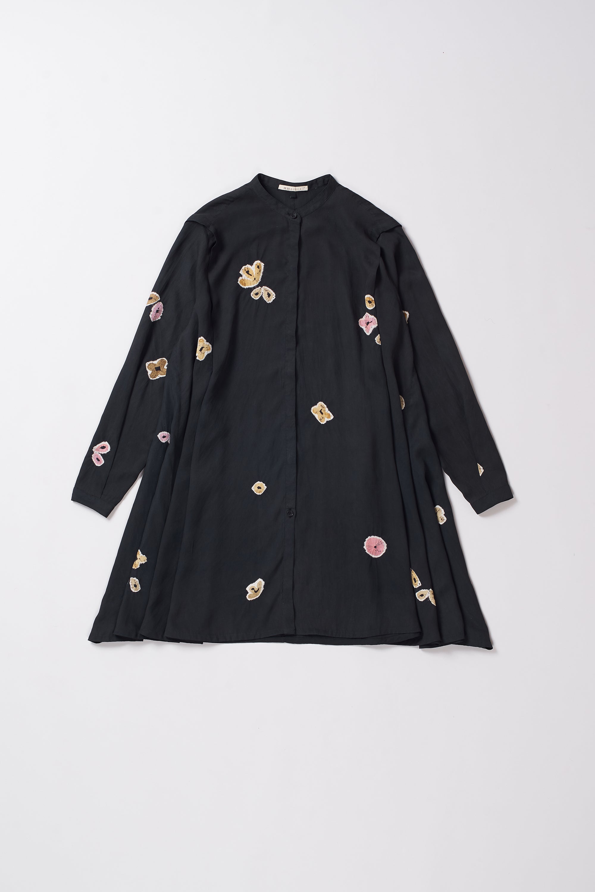 SHIBORI HANDPAINTED SHIFT DRESS