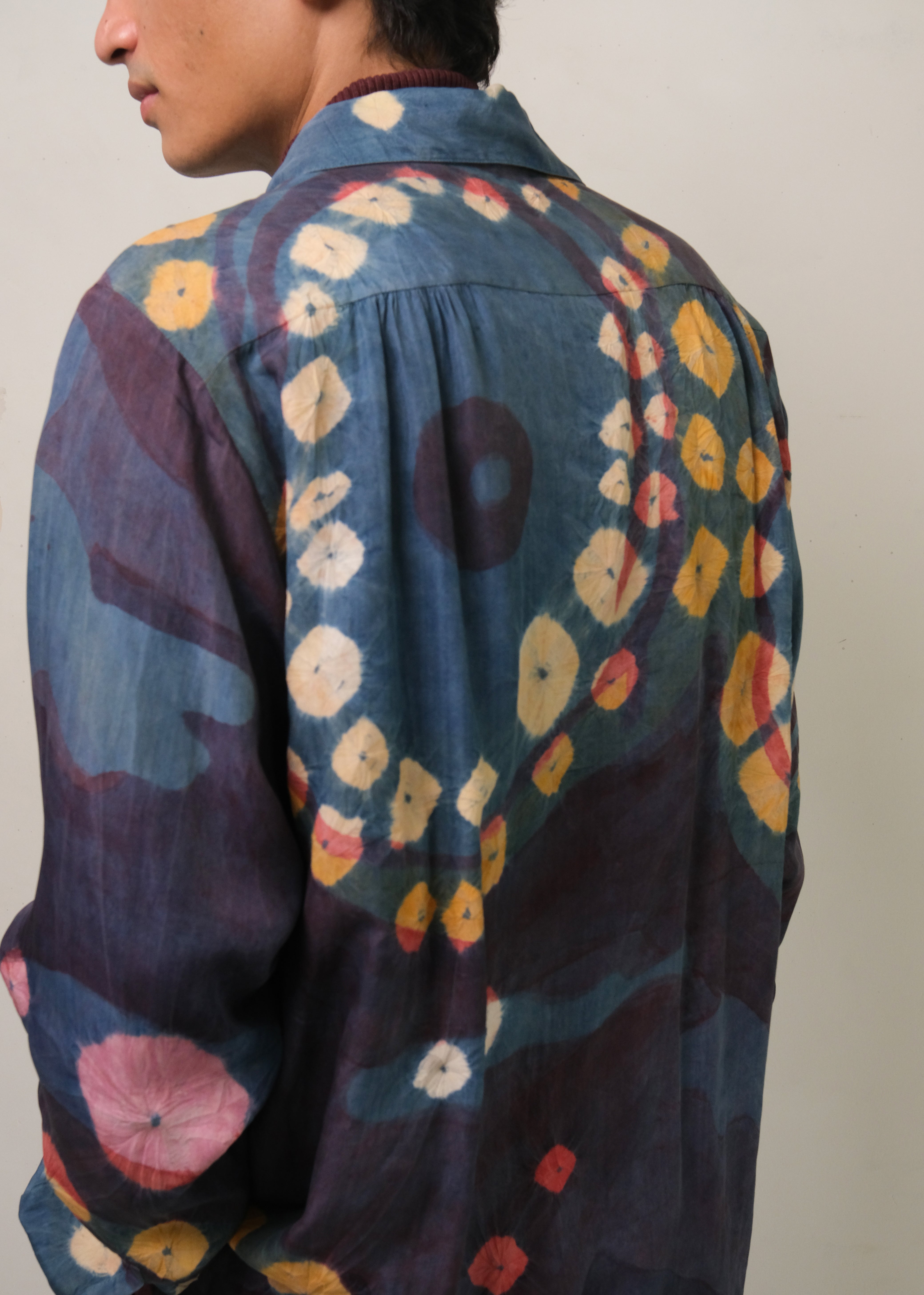 HANDPAINTED SHIRT WITH BANDHANI