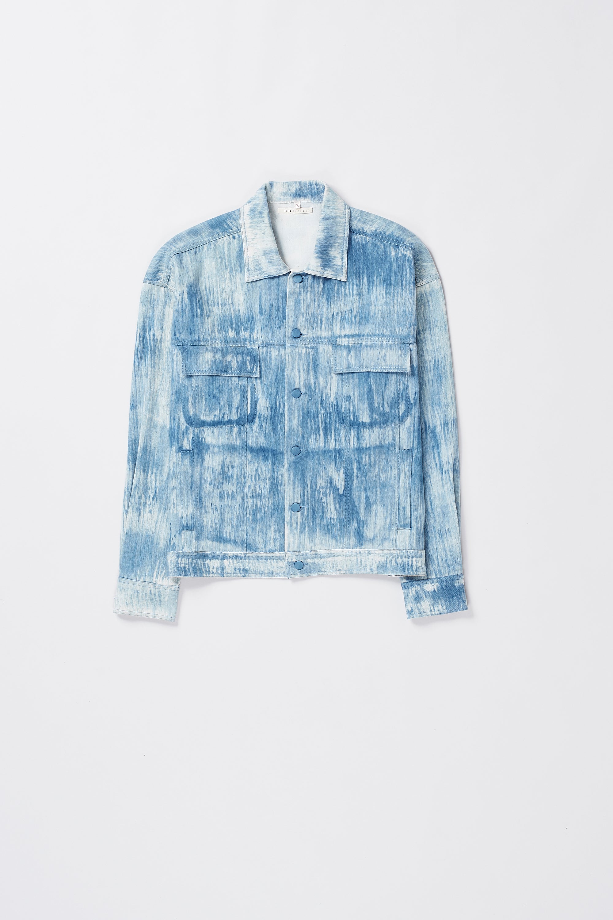 HAND-BRUSHED INDIGO JACKET