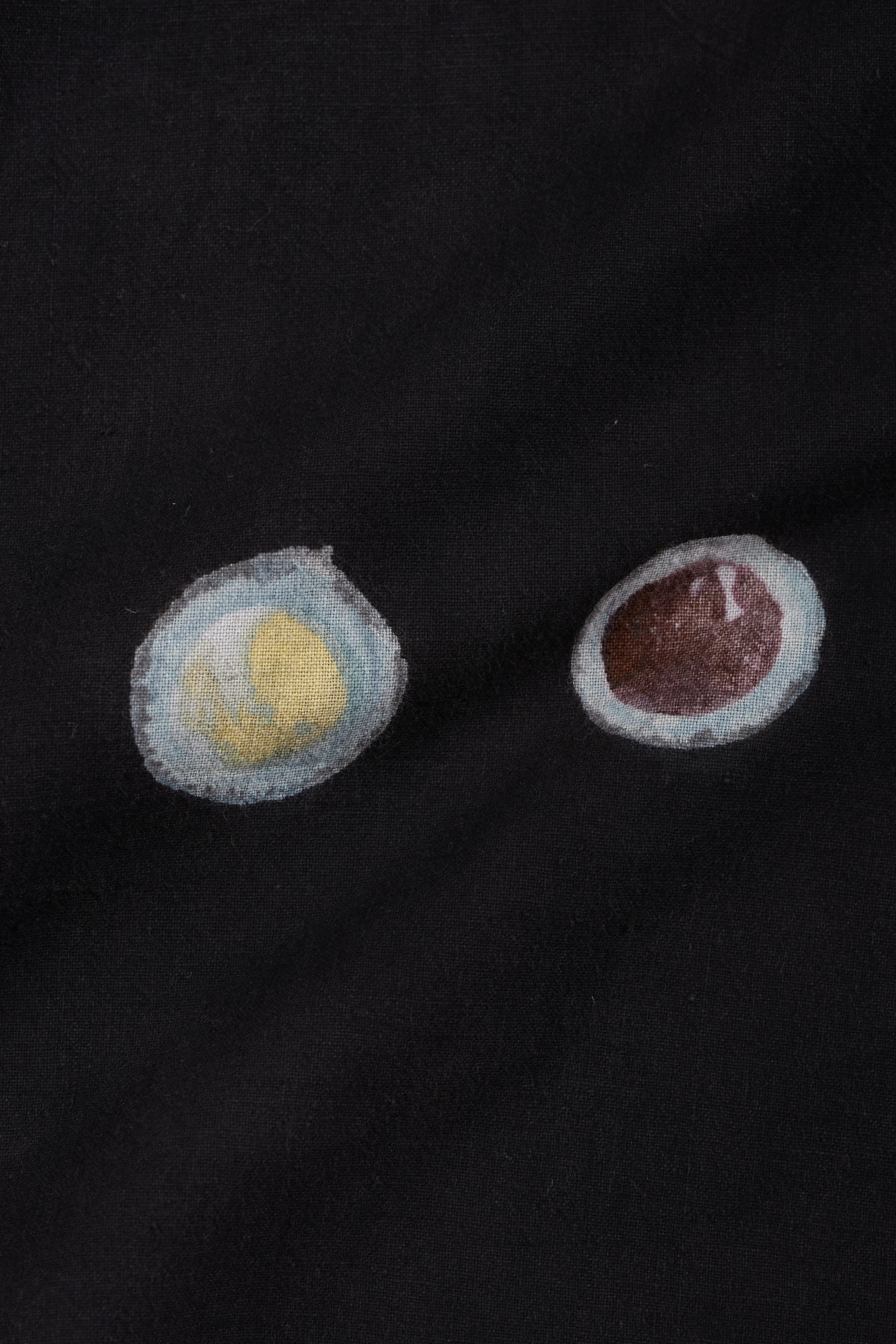 Cotton Shirt with Handpainted Brush Strokes