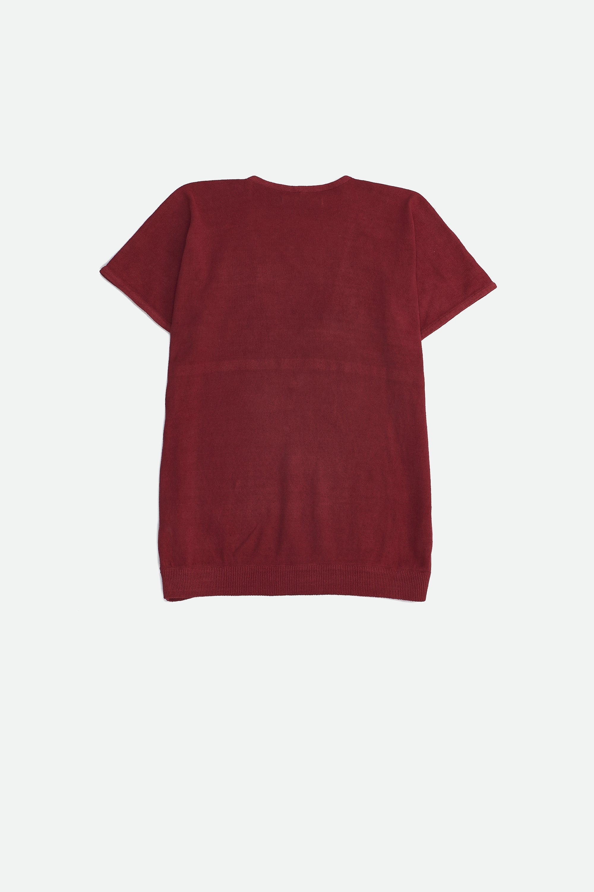 CRIMSON PINK COTTON T-SHIRT