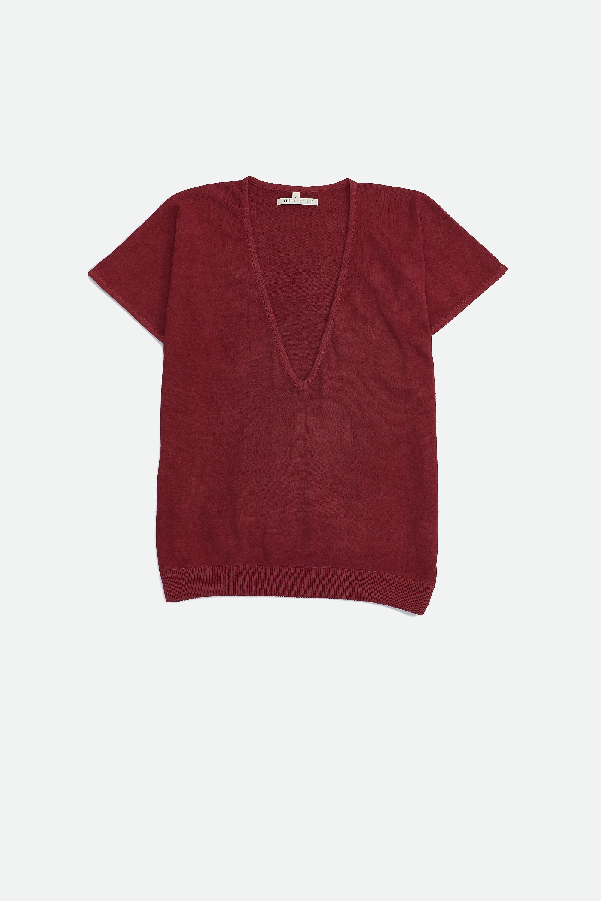 CRIMSON PINK COTTON T-SHIRT