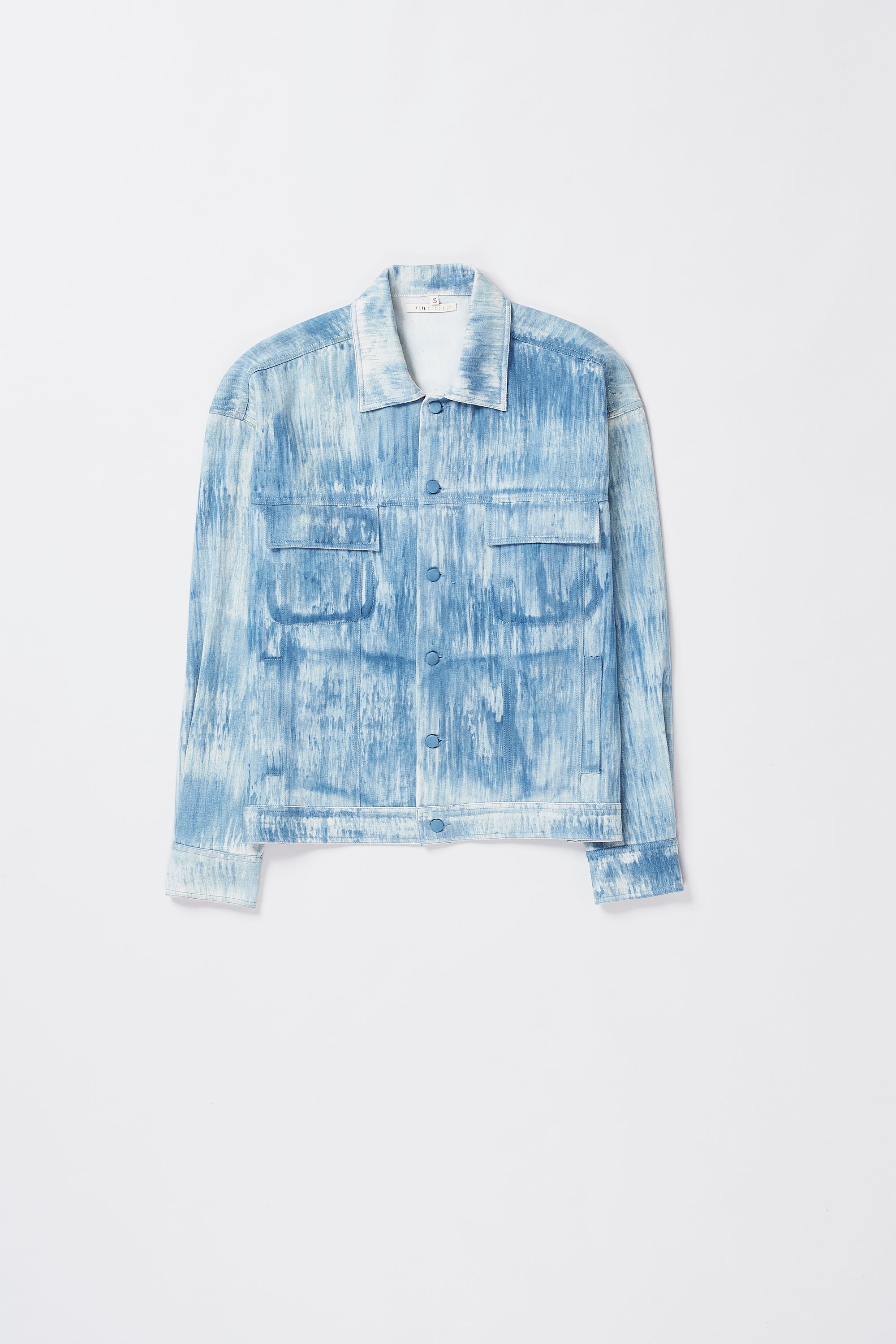 HAND-BRUSHED INDIGO JACKET