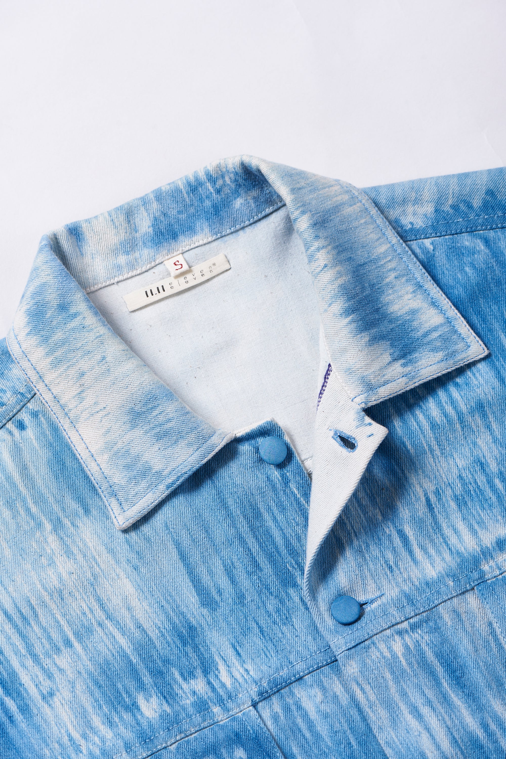 HAND-BRUSHED INDIGO JACKET