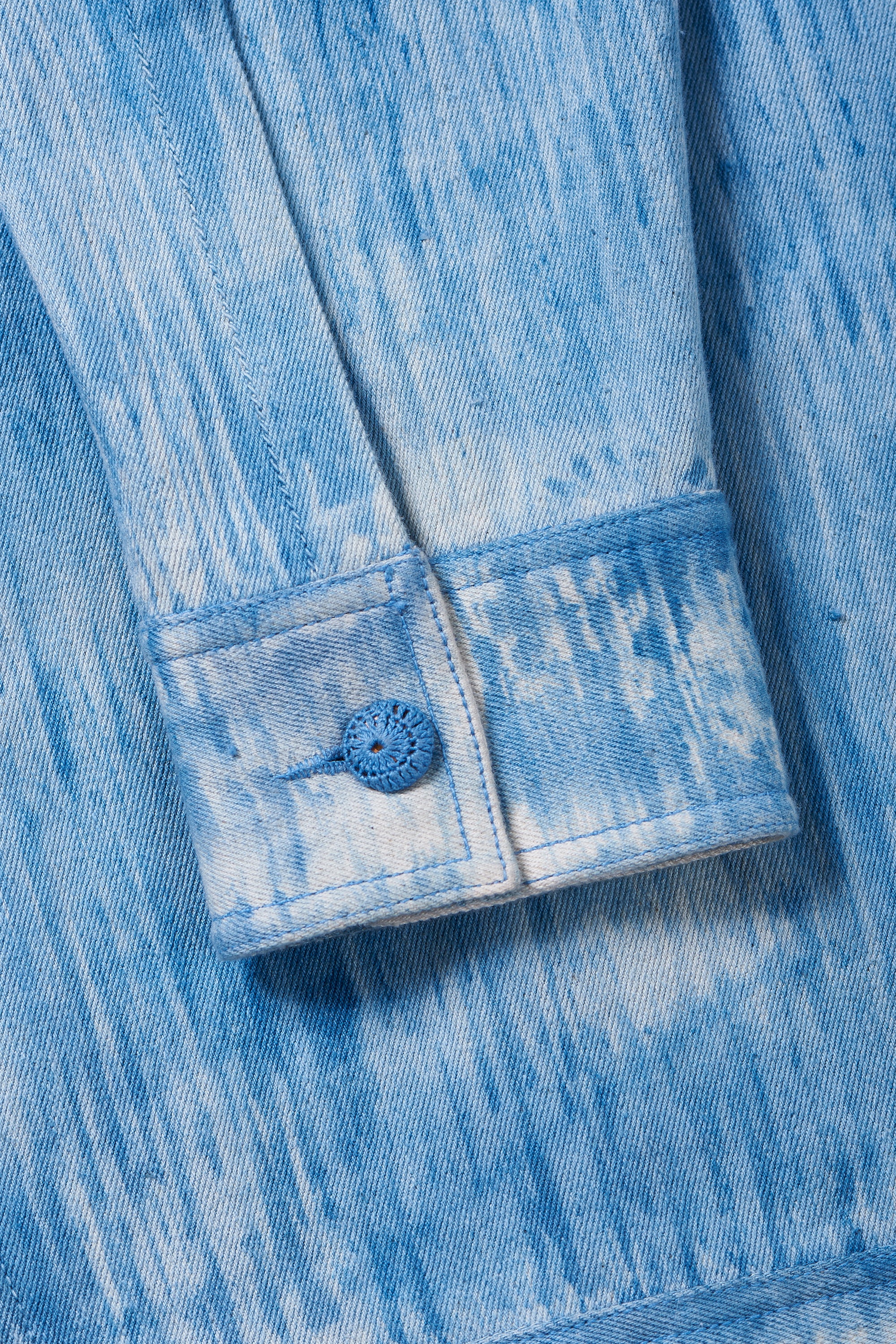 HAND-BRUSHED INDIGO JACKET