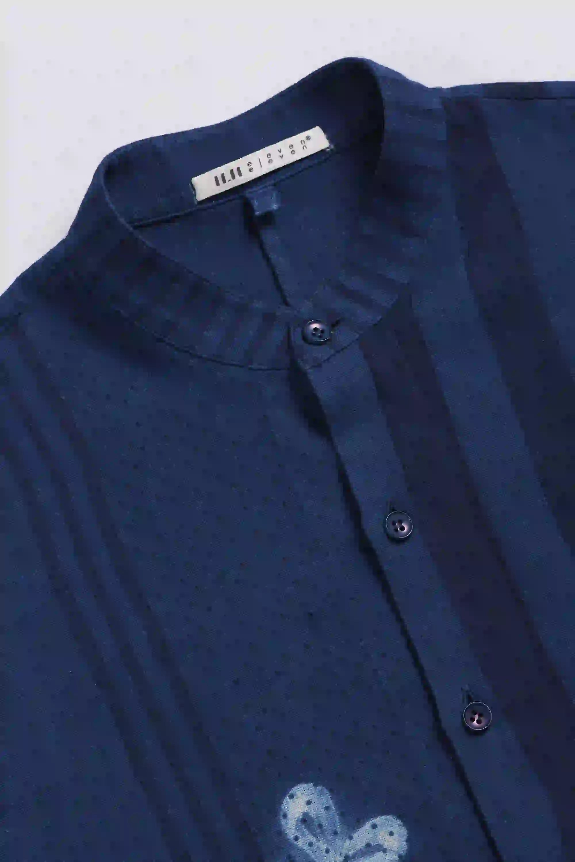 Medium Indigo Detailed Nmacca Shirt