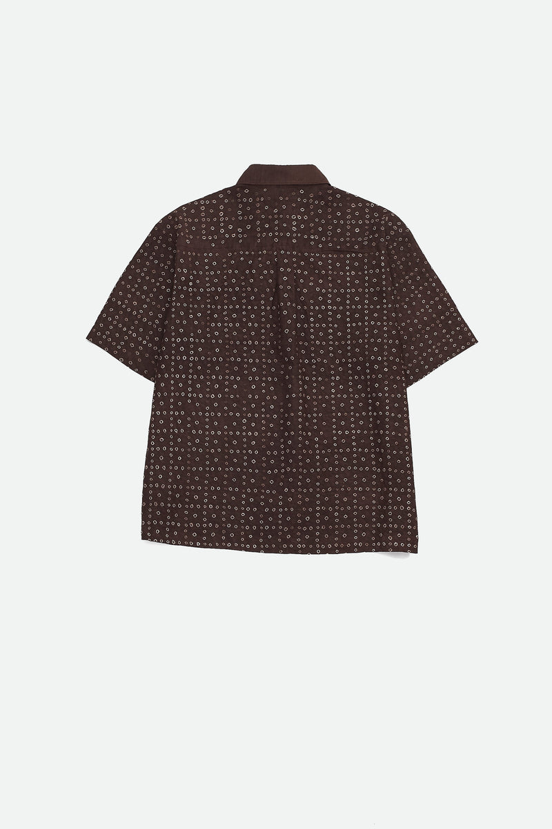 BURNT UMBER BANDHANI SHIRT