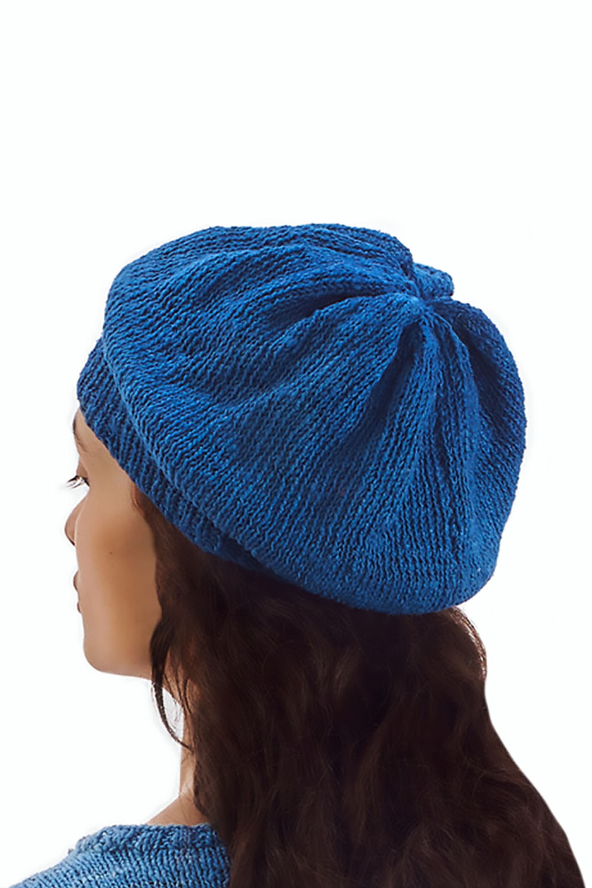 HEIRLOOM INDIGO BERET