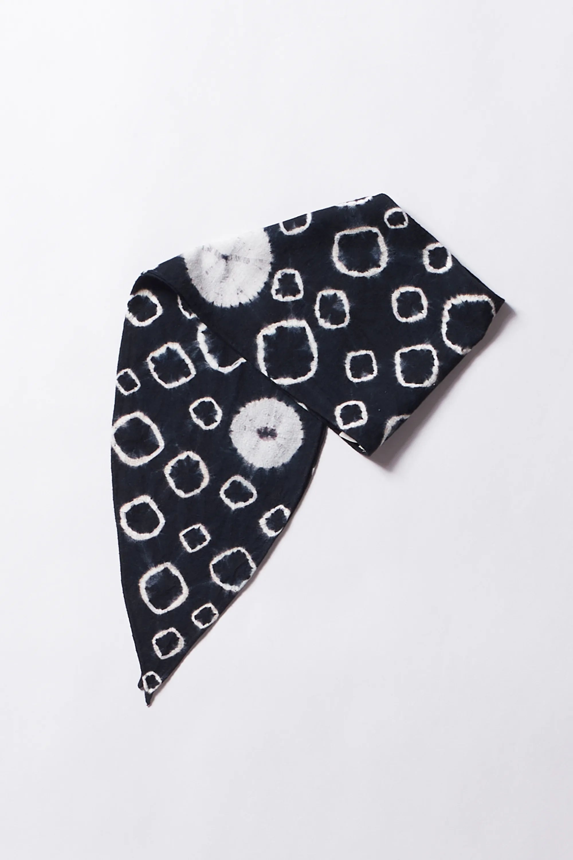 Black Shibori Bandana