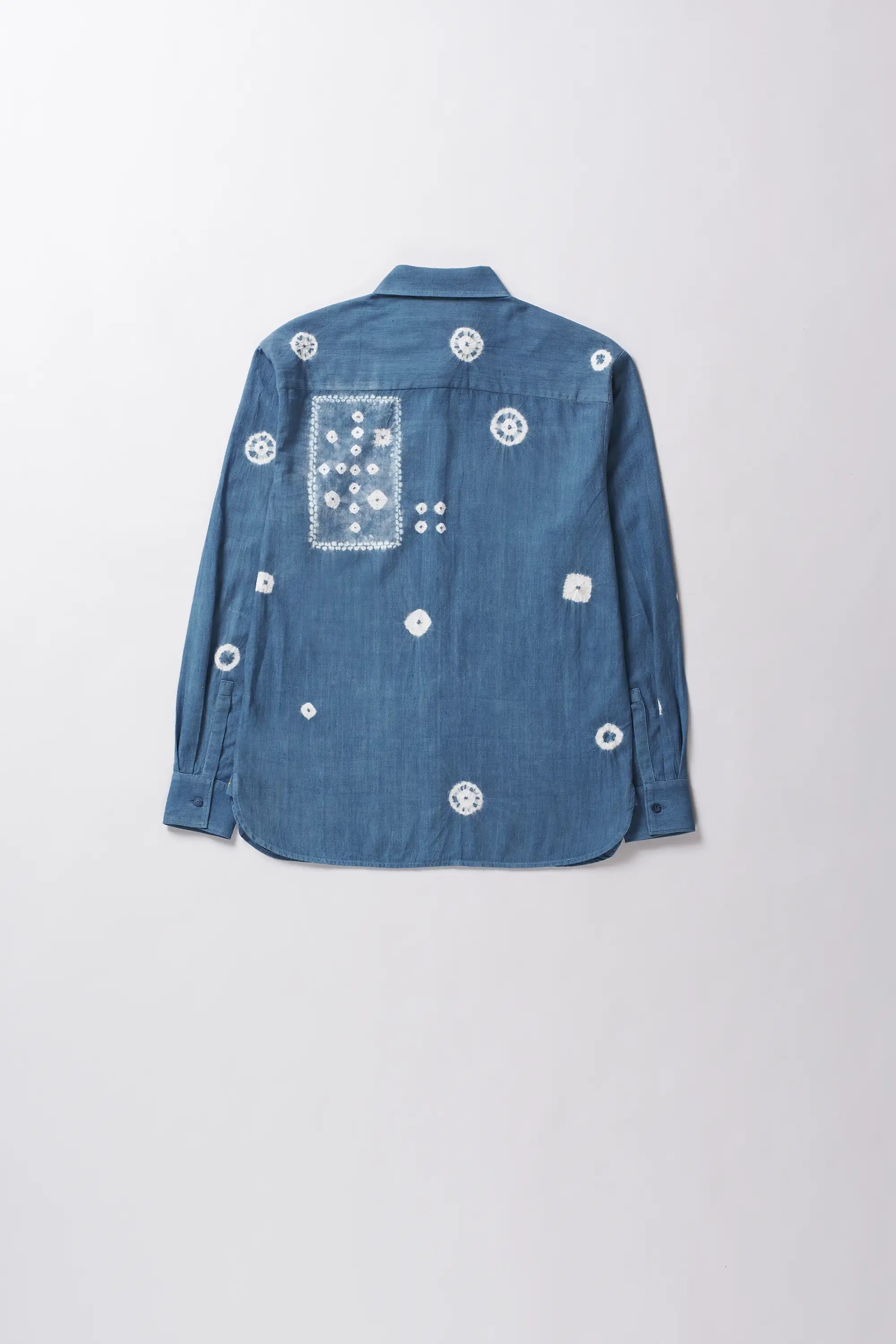 Powder blue brelove shirt with full-sleeves