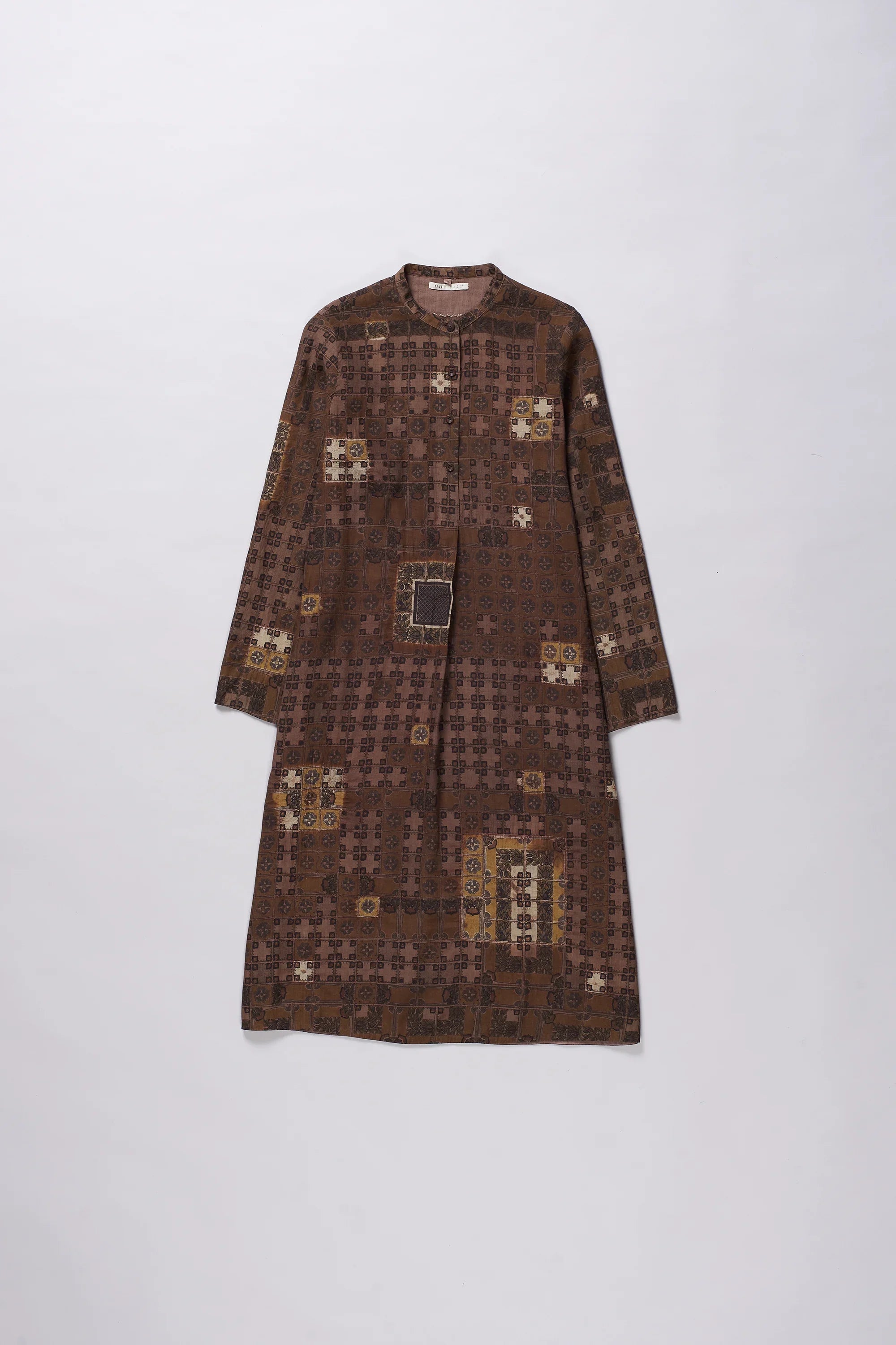 Chettinad Inspired Dress with Shibori