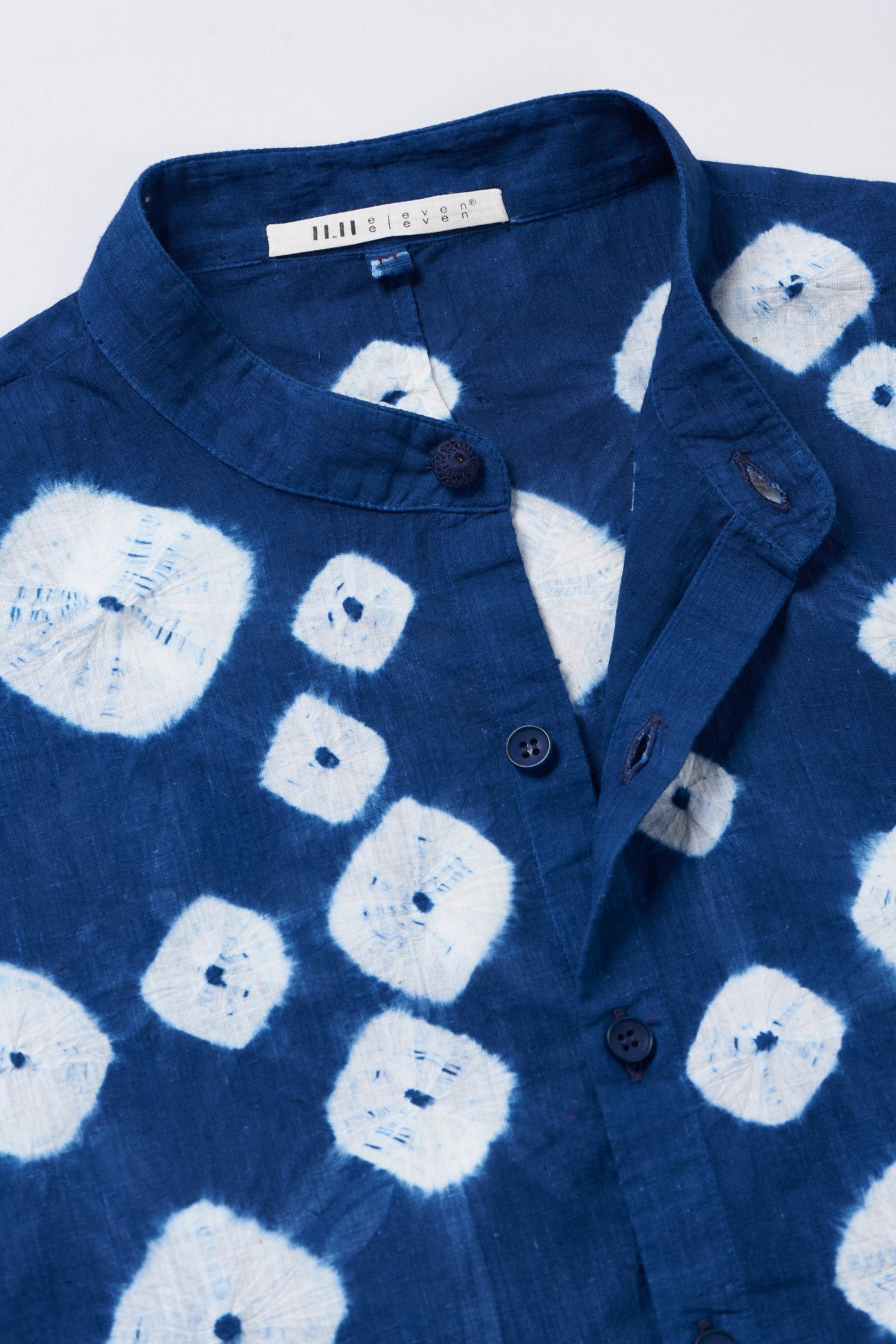 Shibori Kimono Half Sleeve Shirt