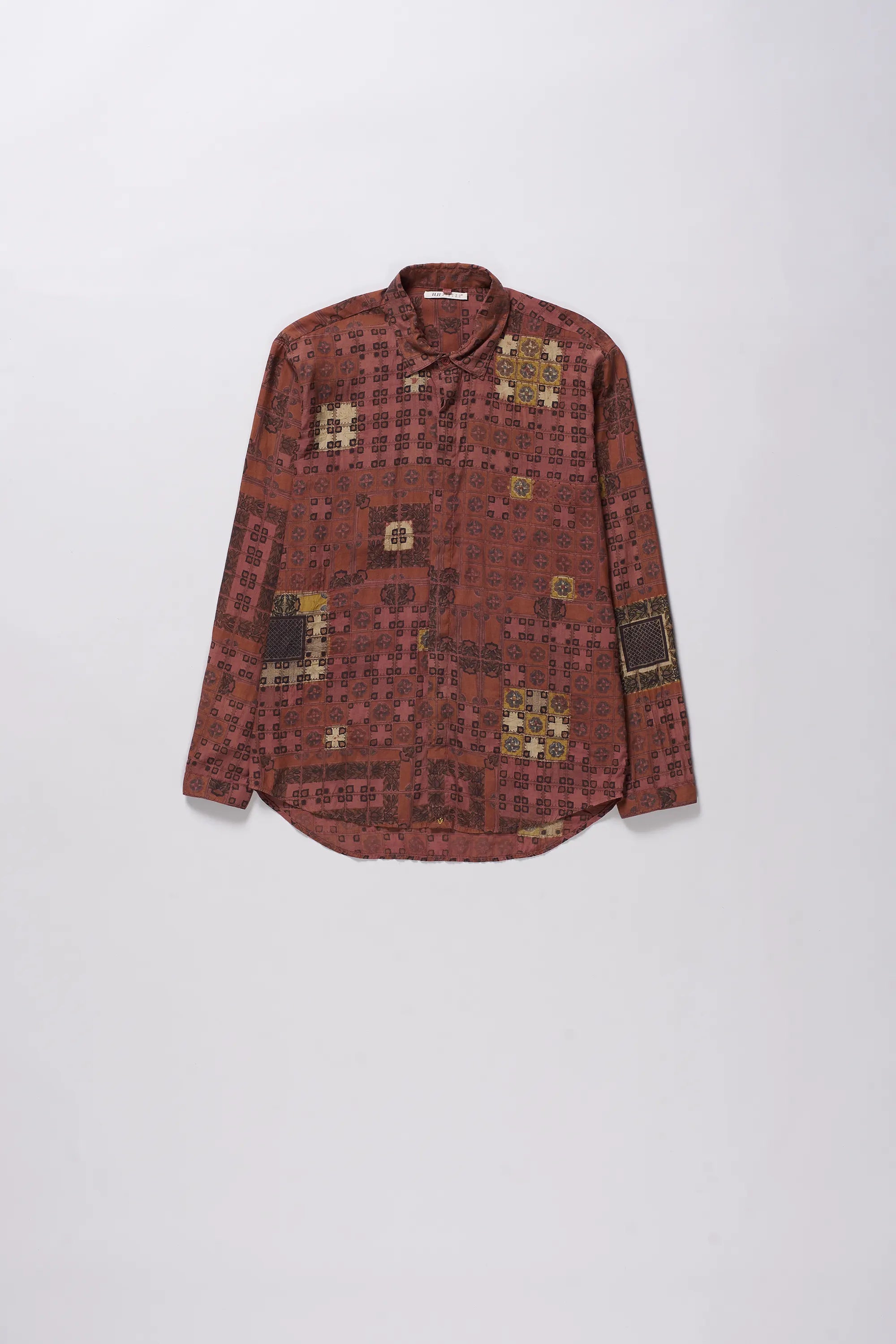 French Rose Chettinad Inspired Shirt