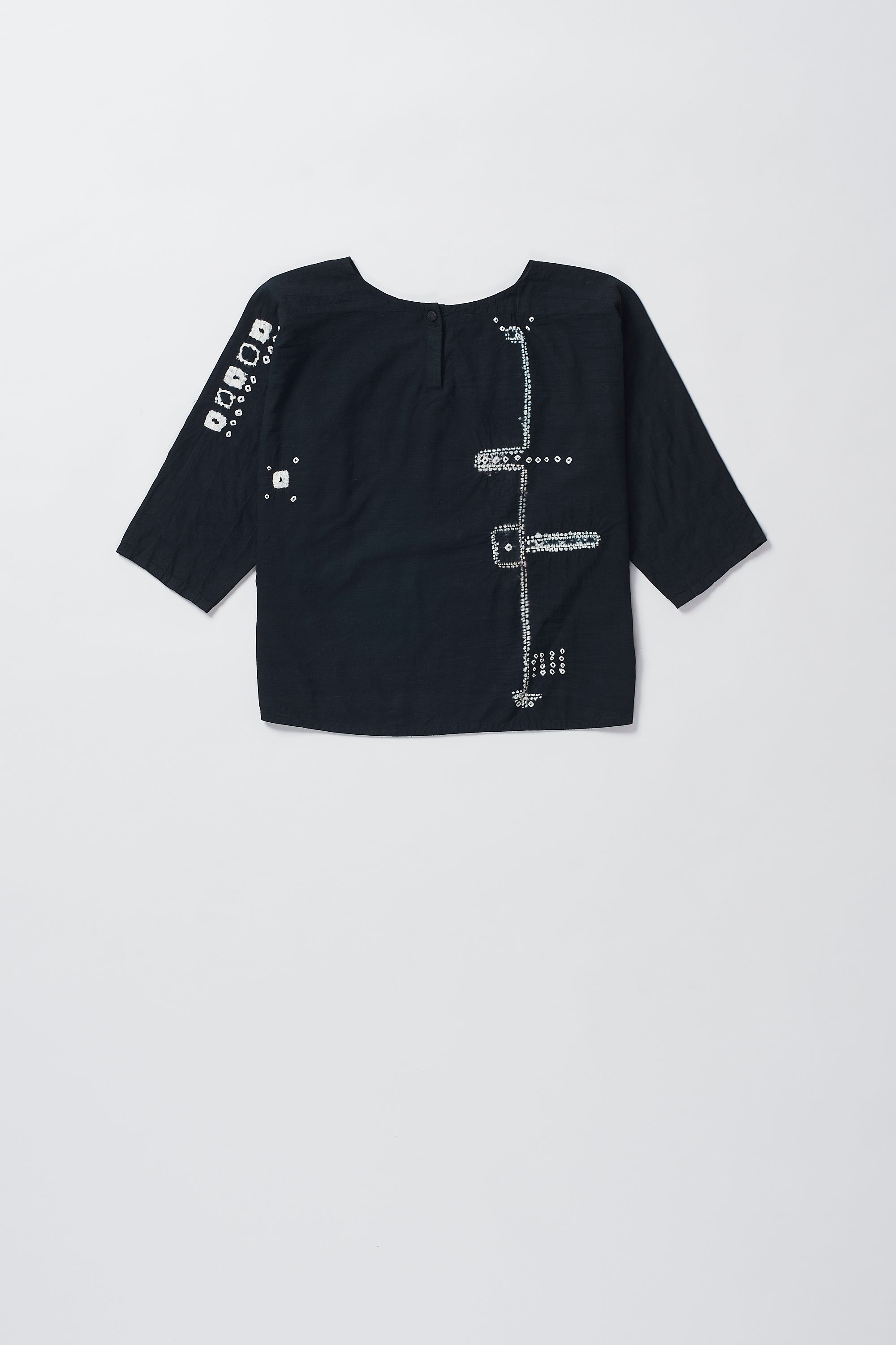 SHIBORI KIMONO SLEEVE TOP