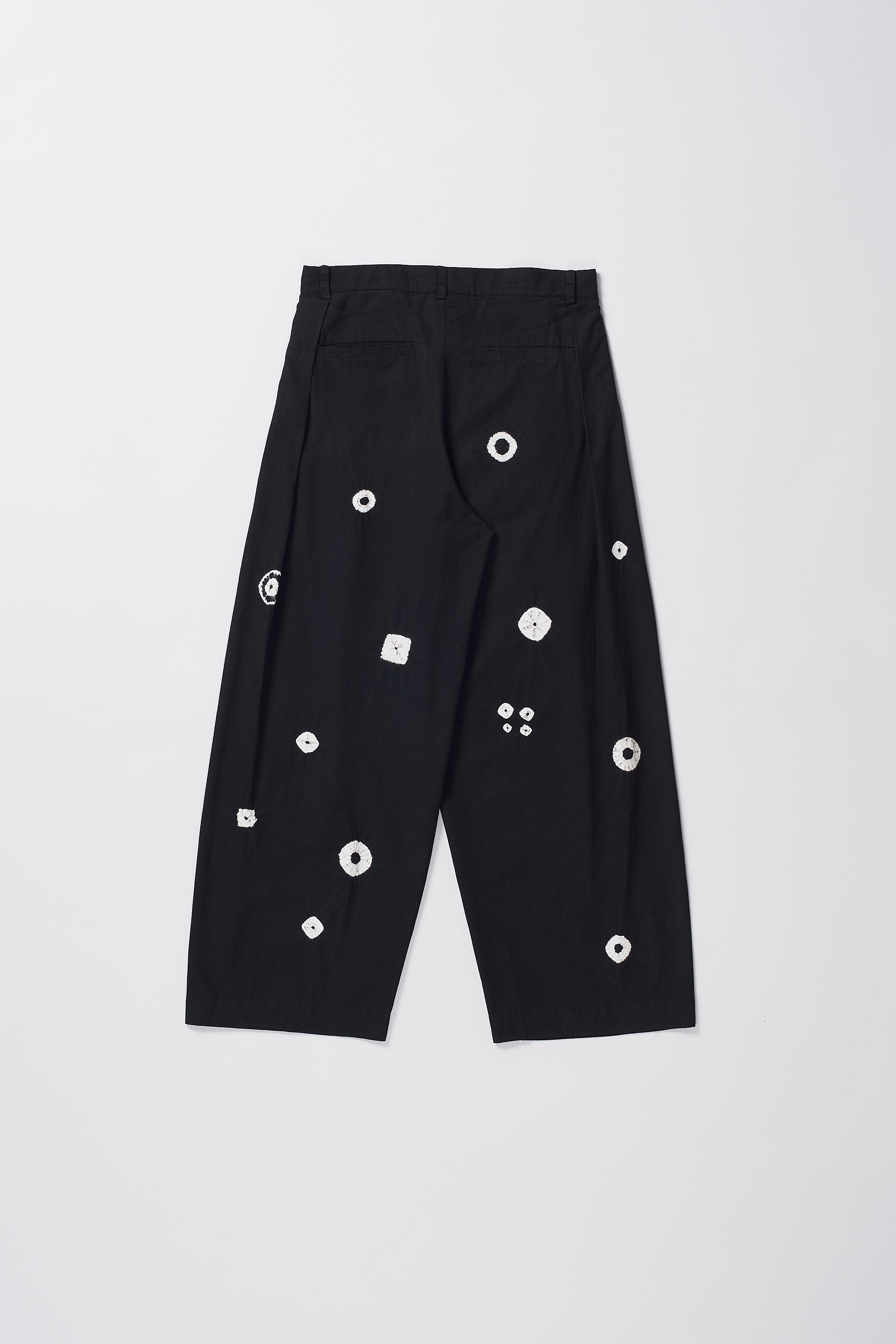 Shibori Pleated Trousers