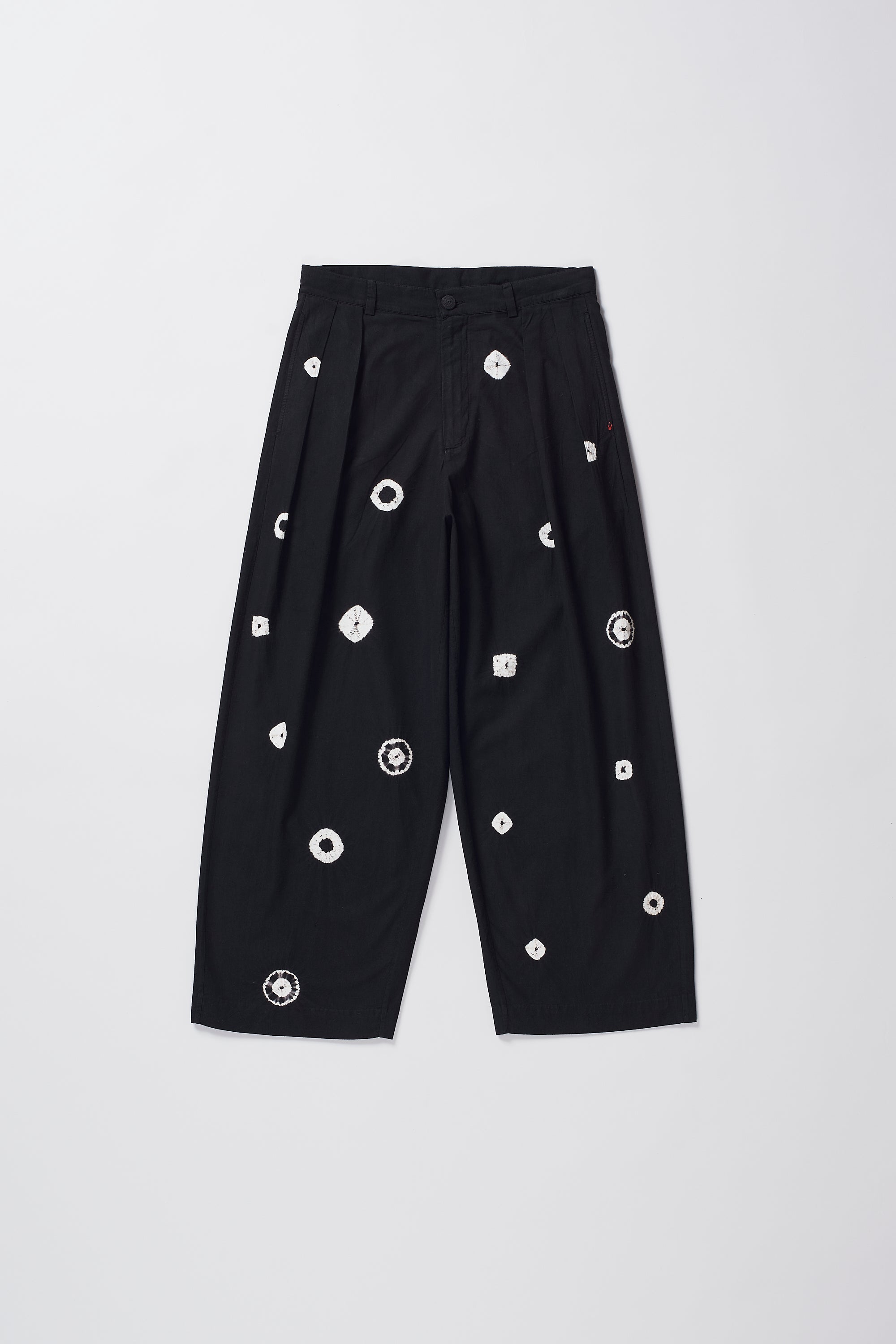 Shibori Pleated Trousers