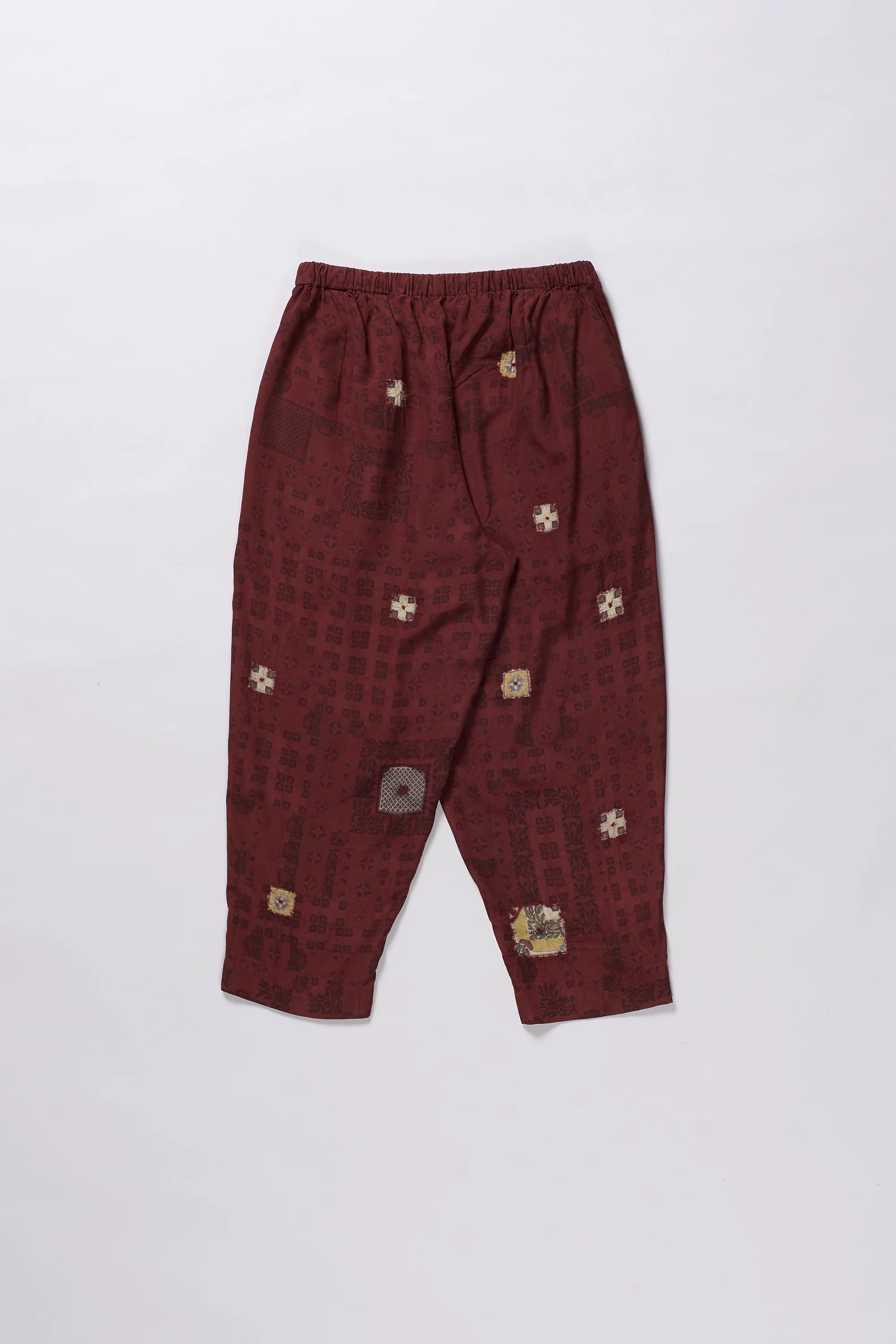 Chettinad Inspired Silk Shibori Pant