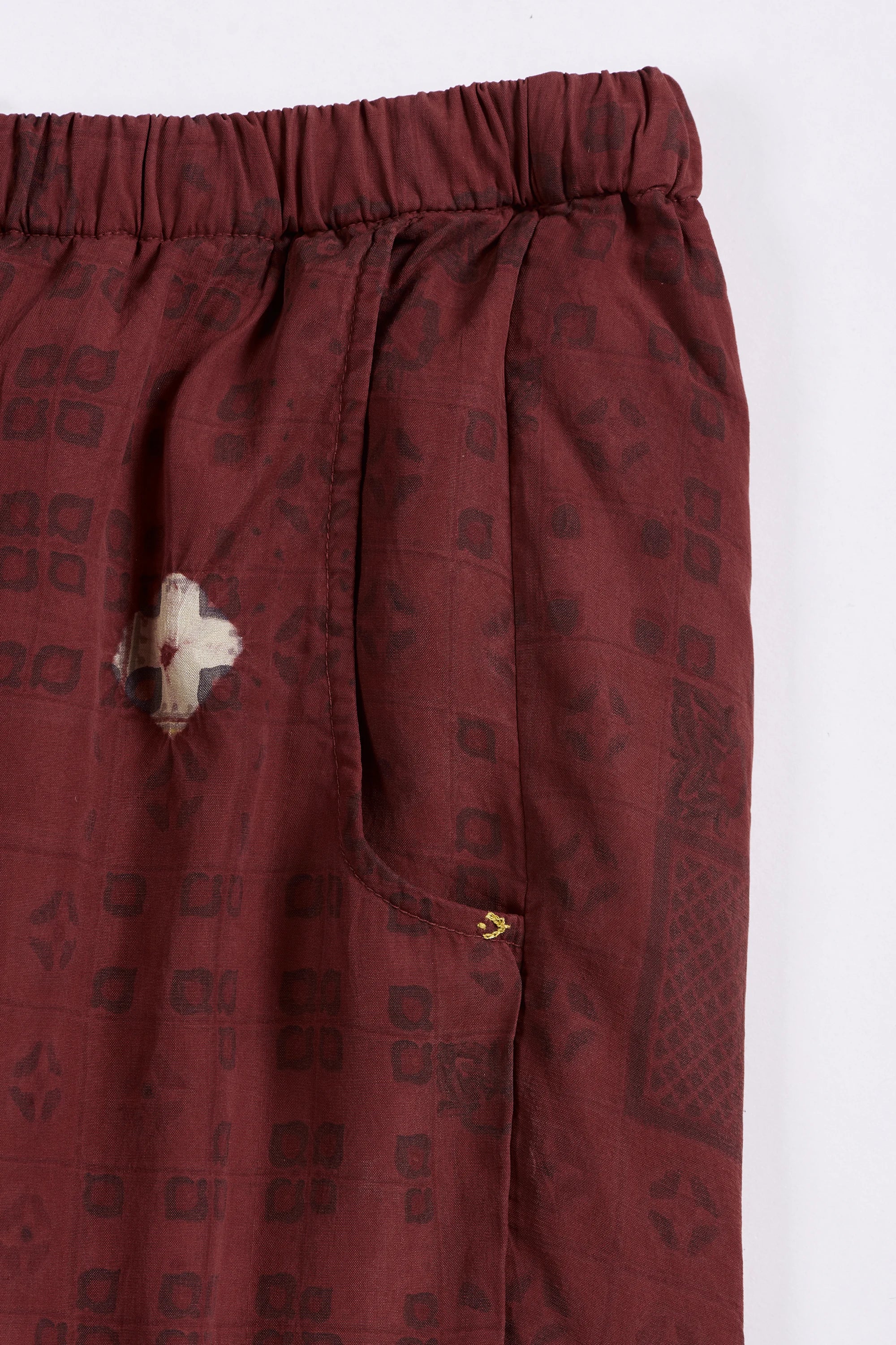 Chettinad Inspired Silk Shibori Pant