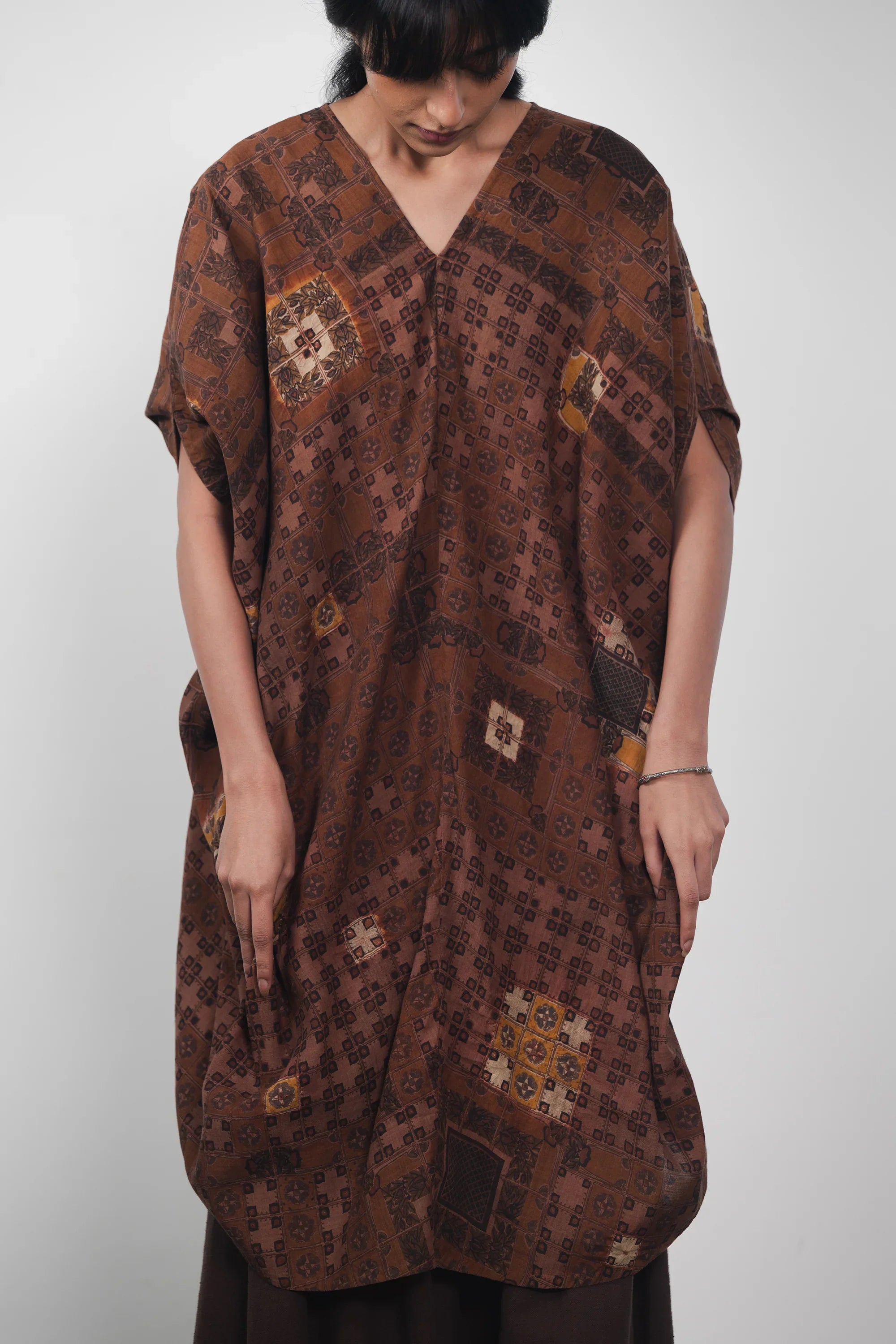Chettinad Inspired Shibori Dress