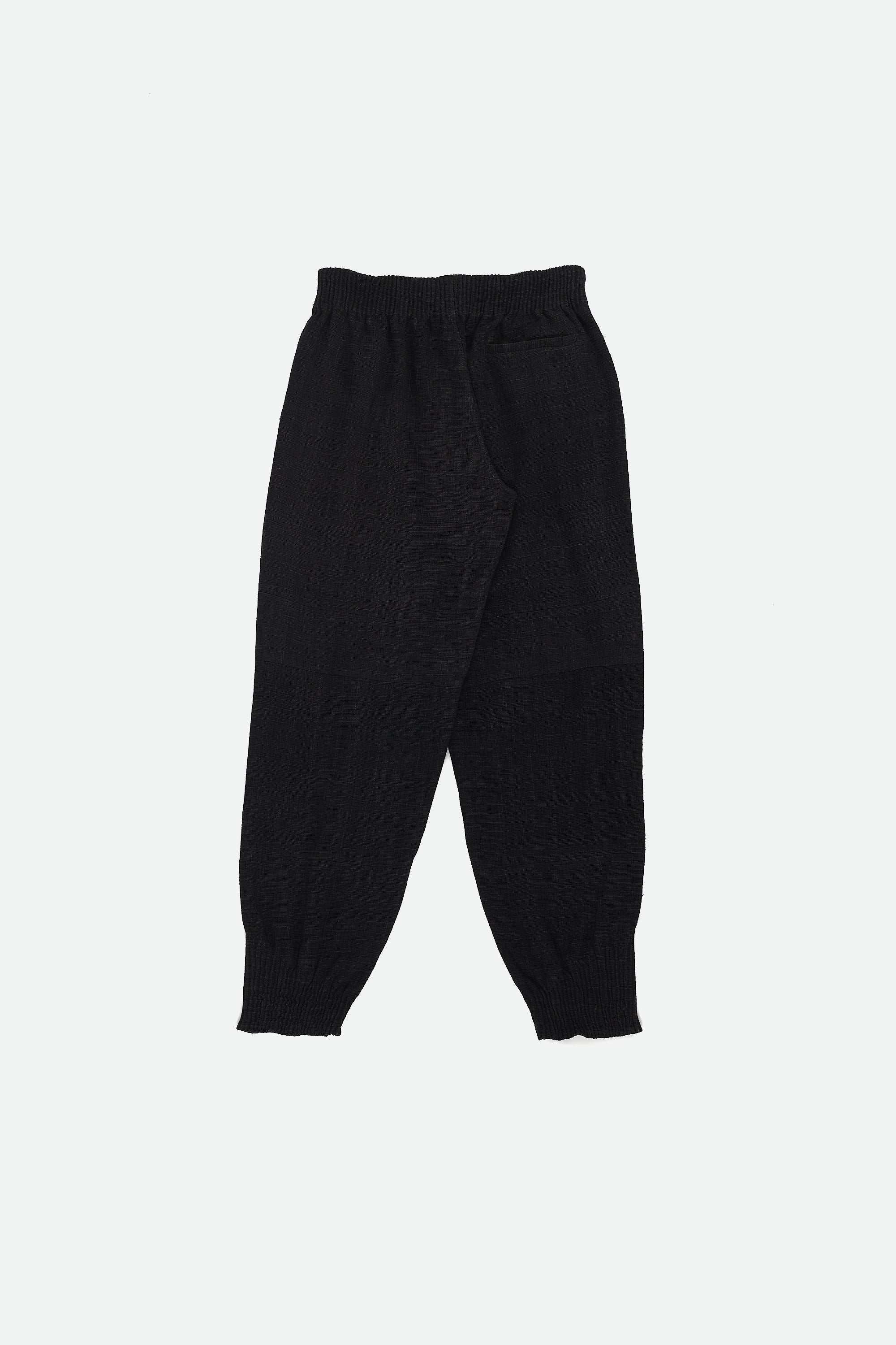 BLACK ORGANIC COTTON JOGGERS