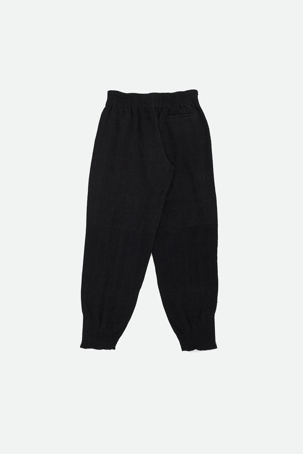 BLACK ORGANIC COTTON JOGGERS