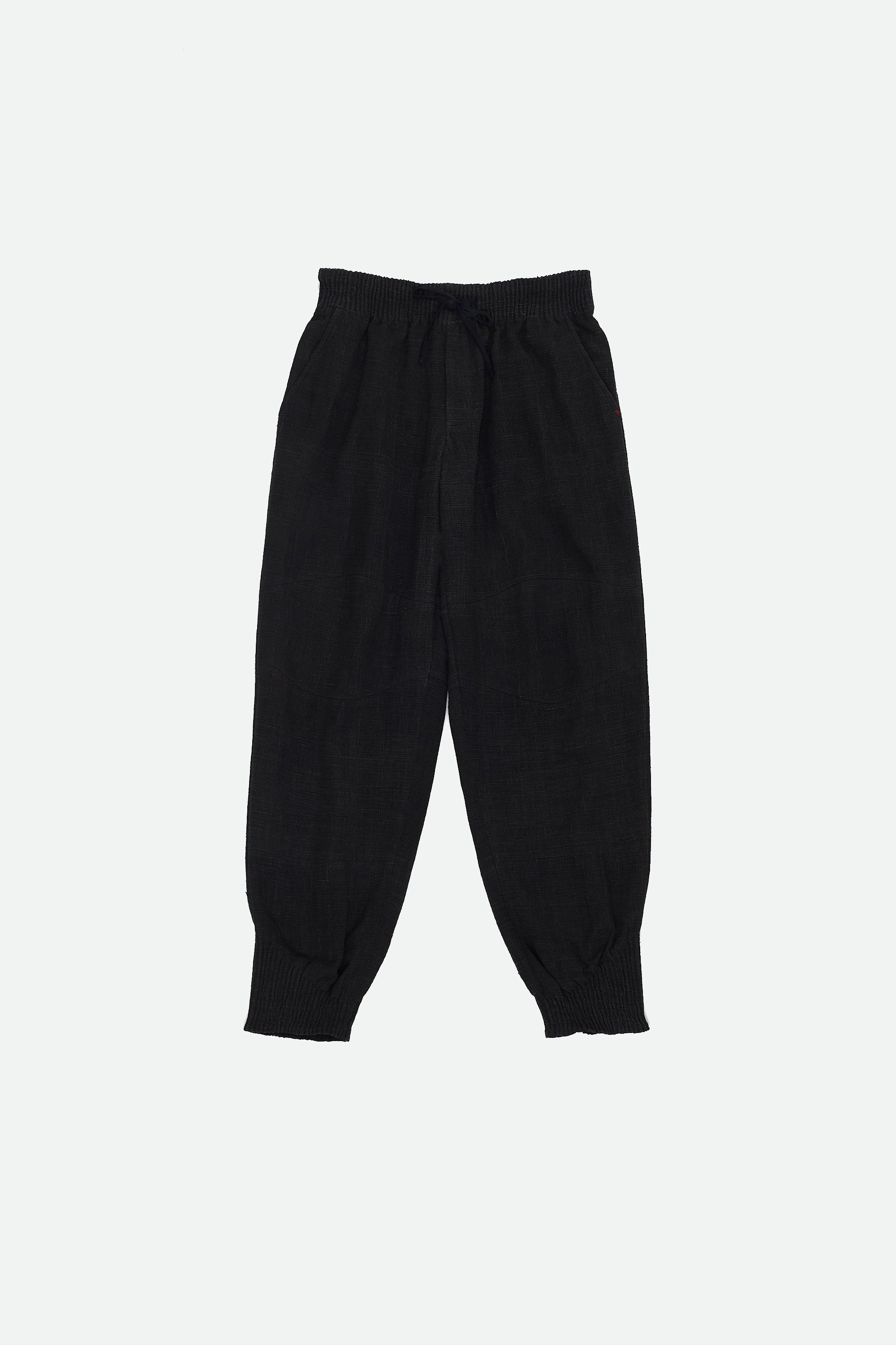 BLACK ORGANIC COTTON JOGGERS