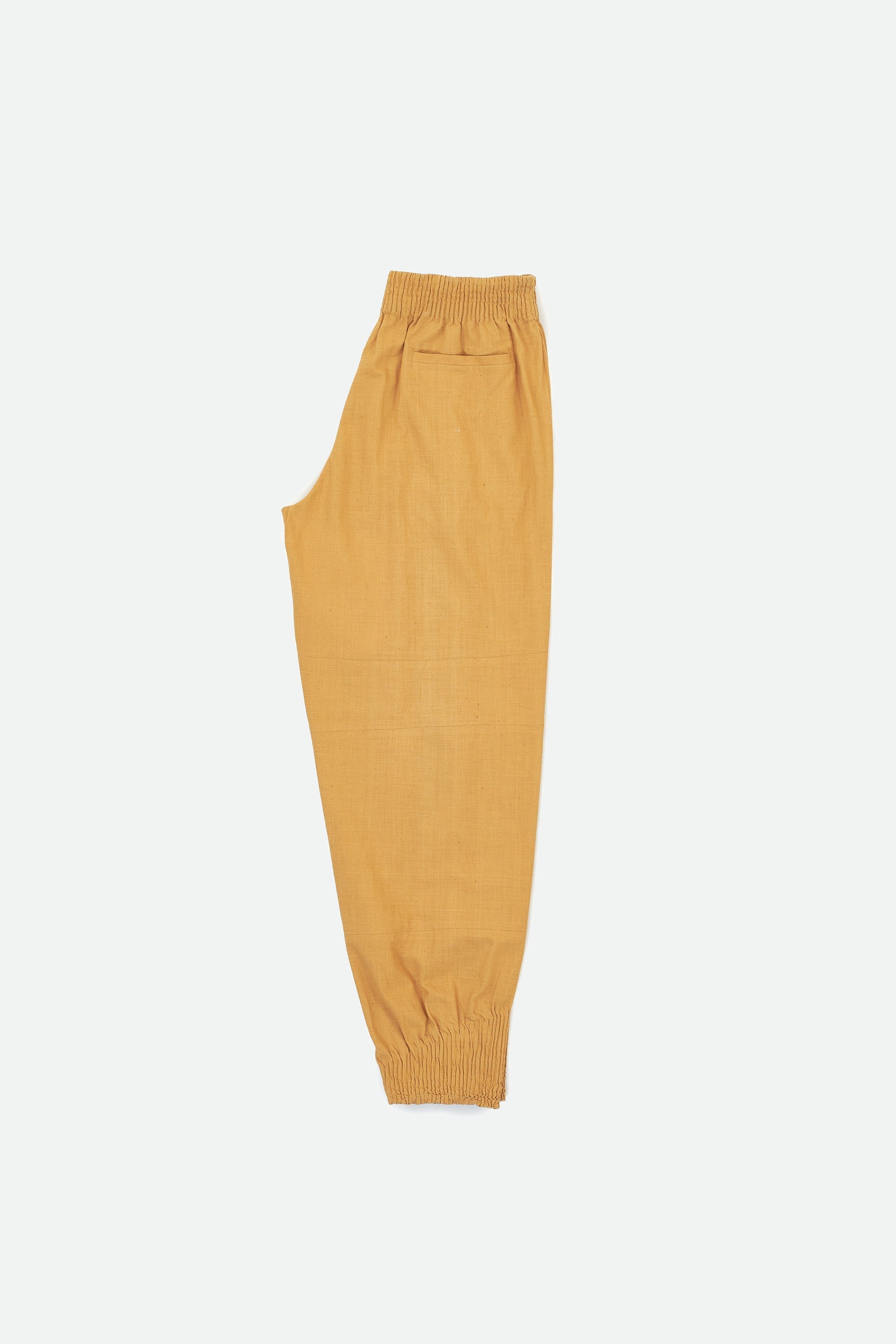 MUSTARD YELLOW ORGANIC COTTON JOGGERS