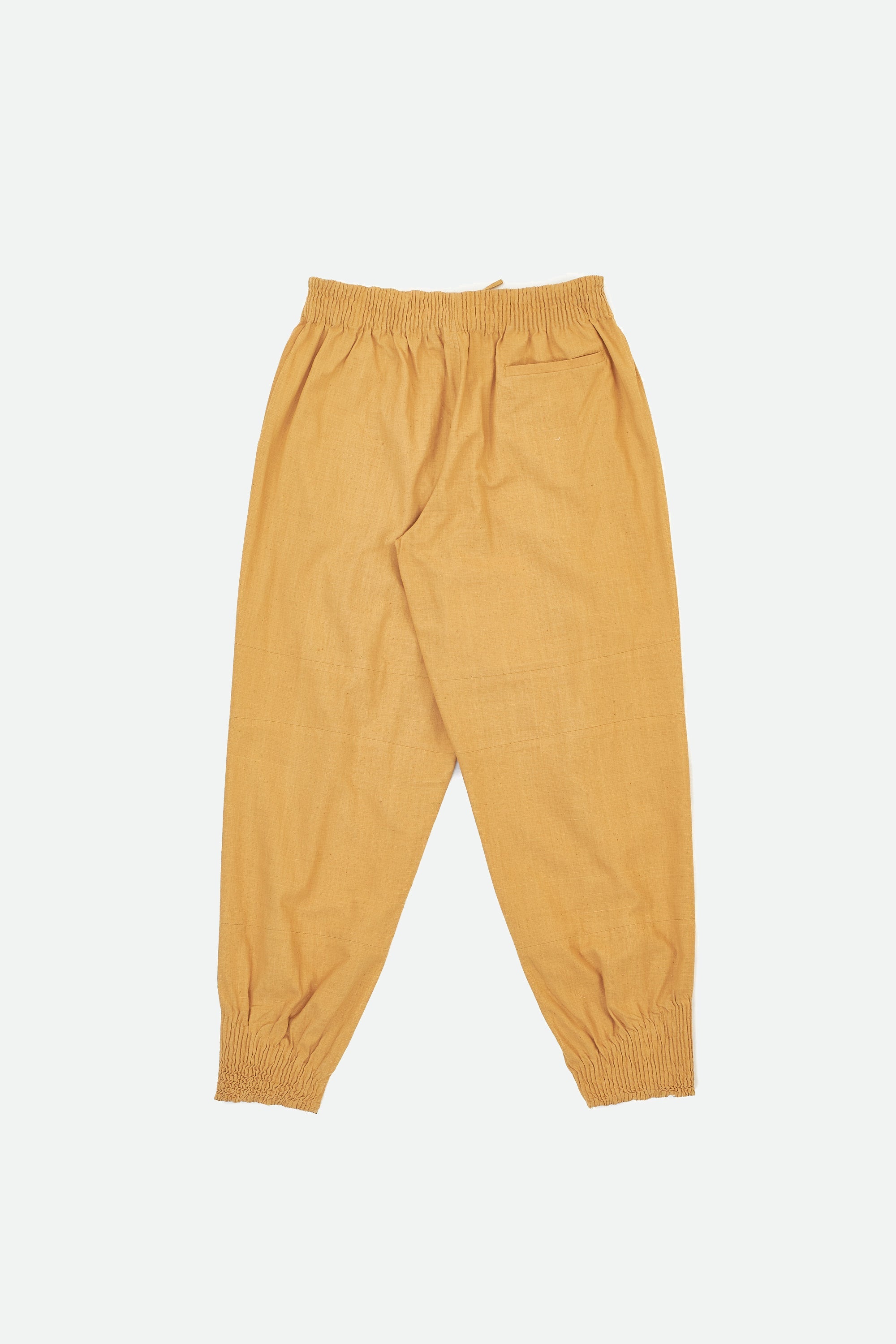 MUSTARD YELLOW ORGANIC COTTON JOGGERS