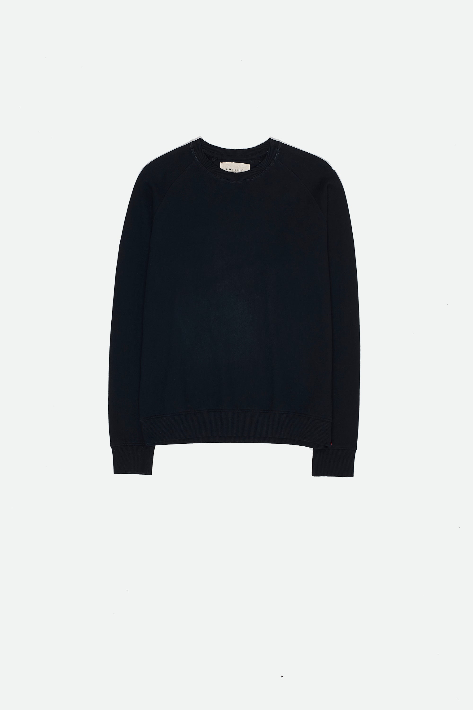 BLACK ORGANIC COTTON SWEATSHIRT