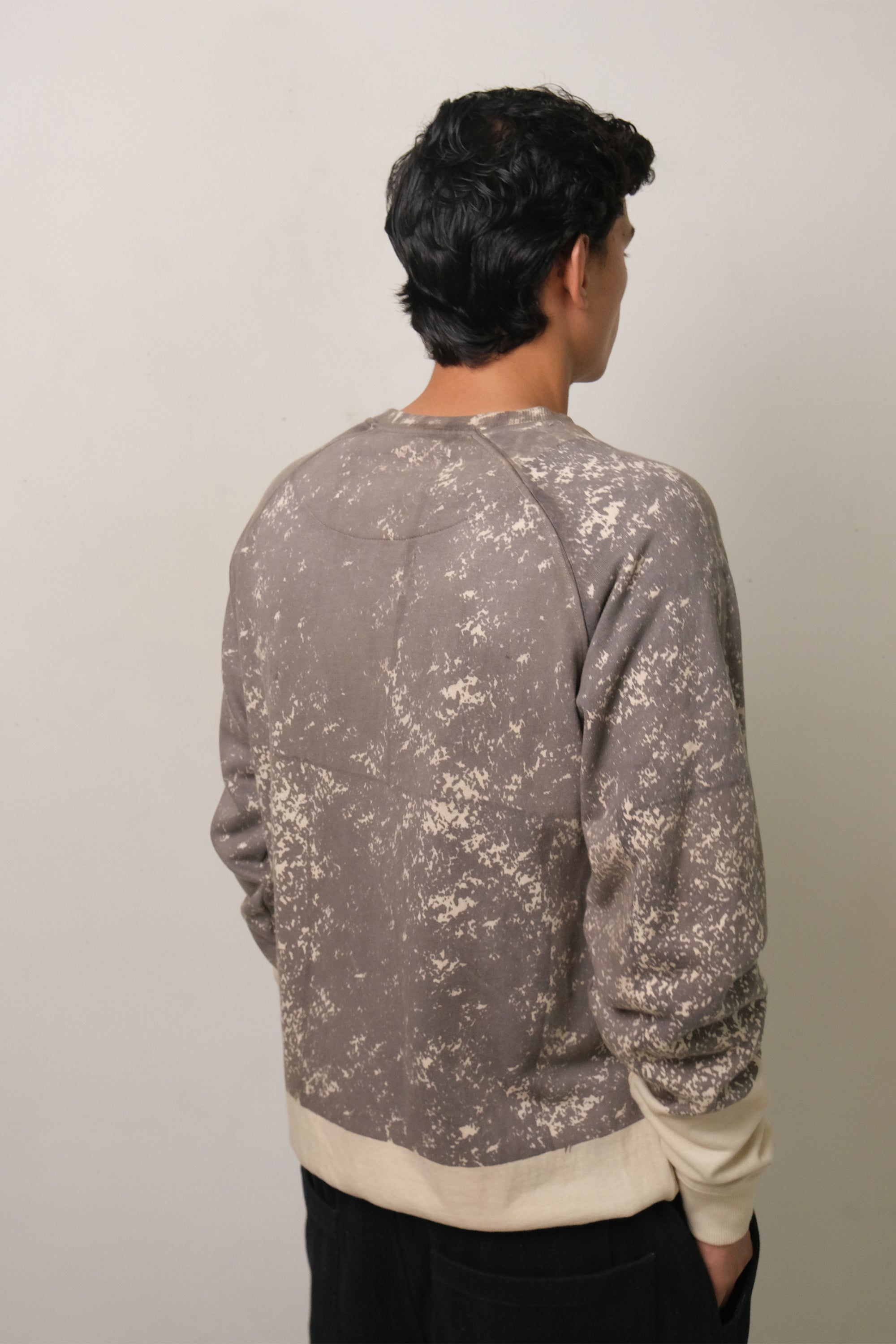 Charcoal Screen Printed Sweatshirt