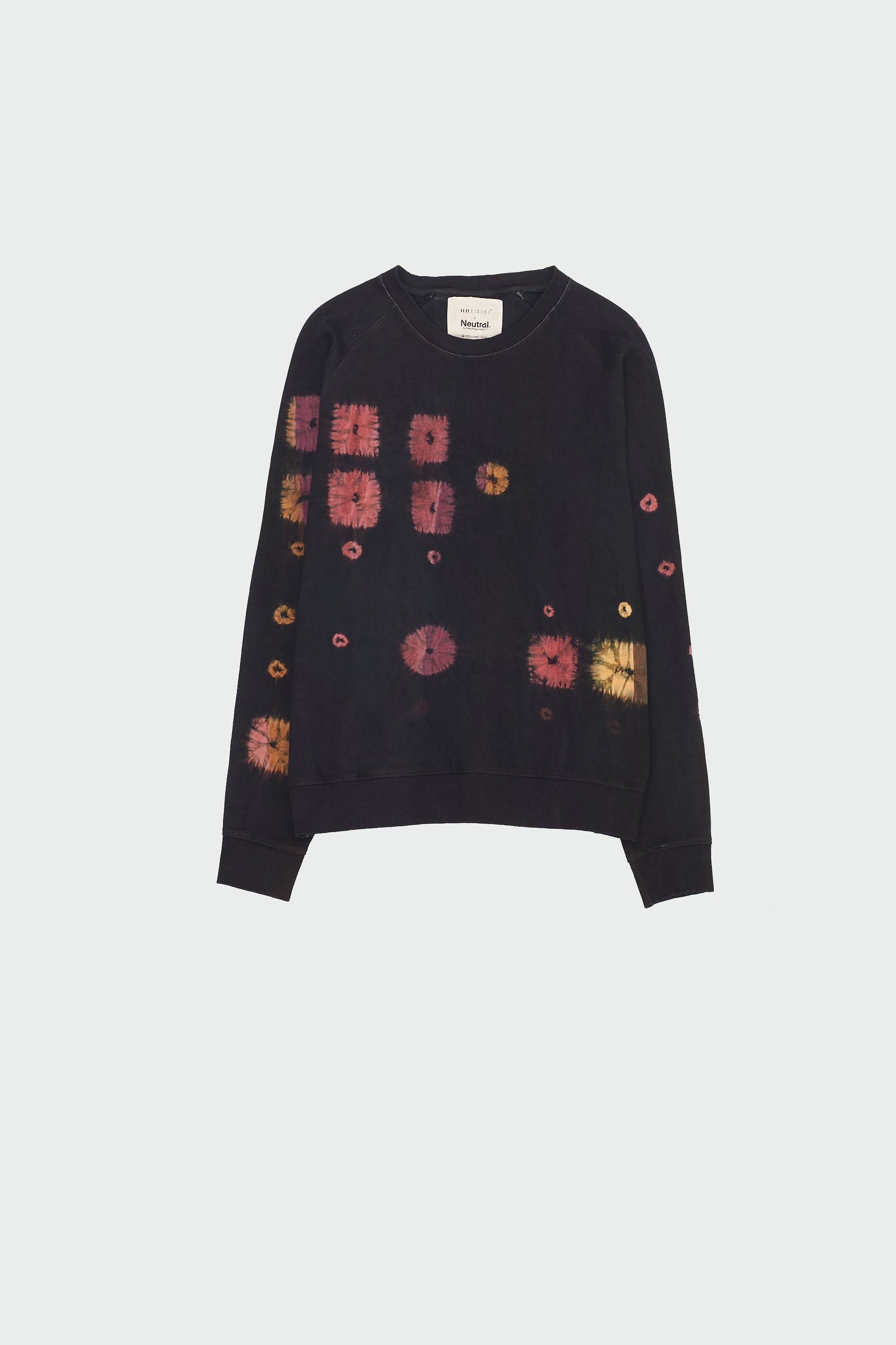 MULTI-COLOUR SHIBORI ORGANIC COTTON SWEATSHIRT