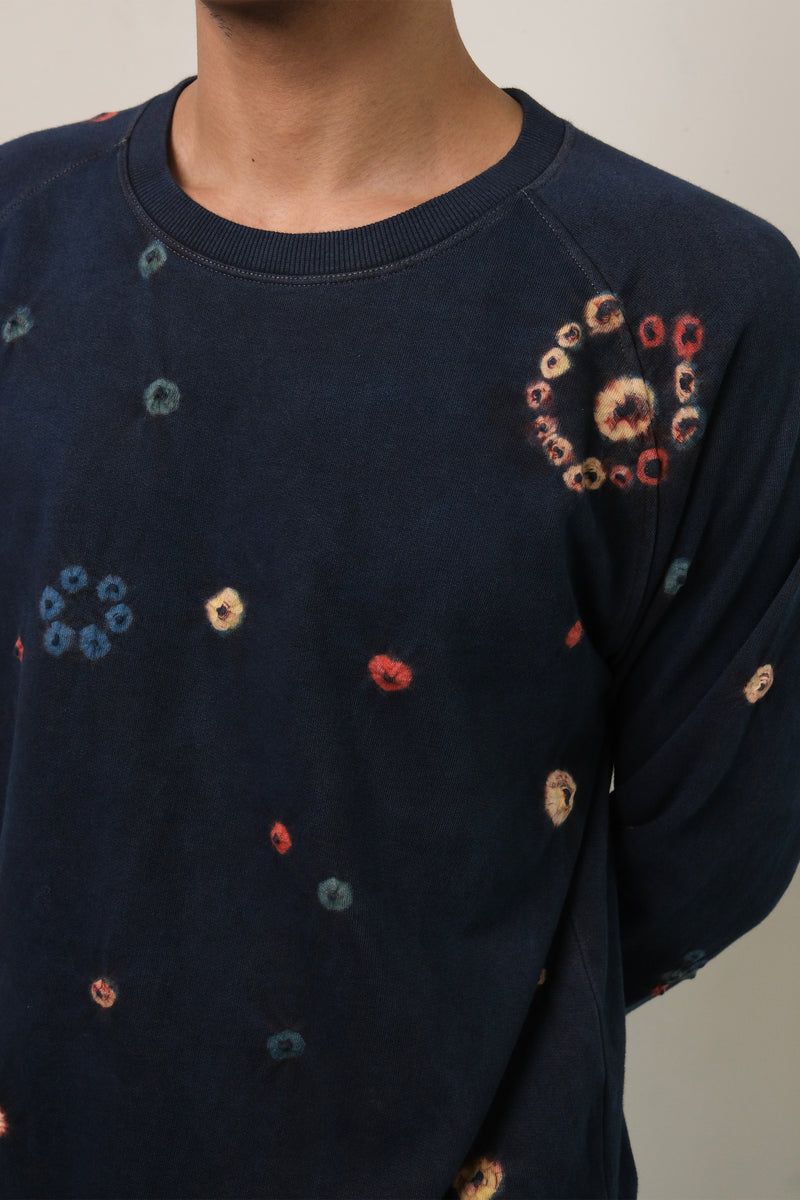 MULTICOLOR BANDHANI SWEATSHIRT