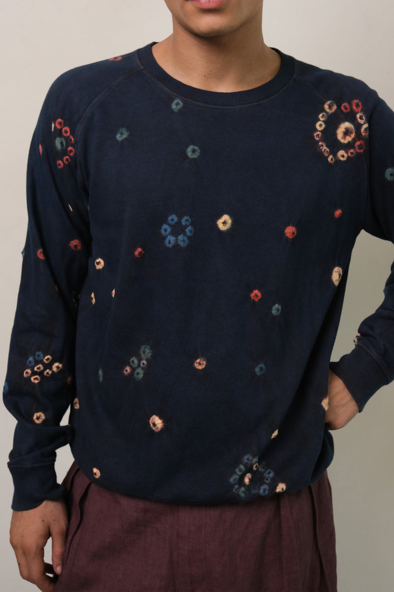 MULTICOLOR BANDHANI SWEATSHIRT